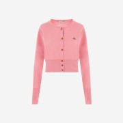 (W) Vivienne Westwood Bea Cropped Cardigan Bubblegum