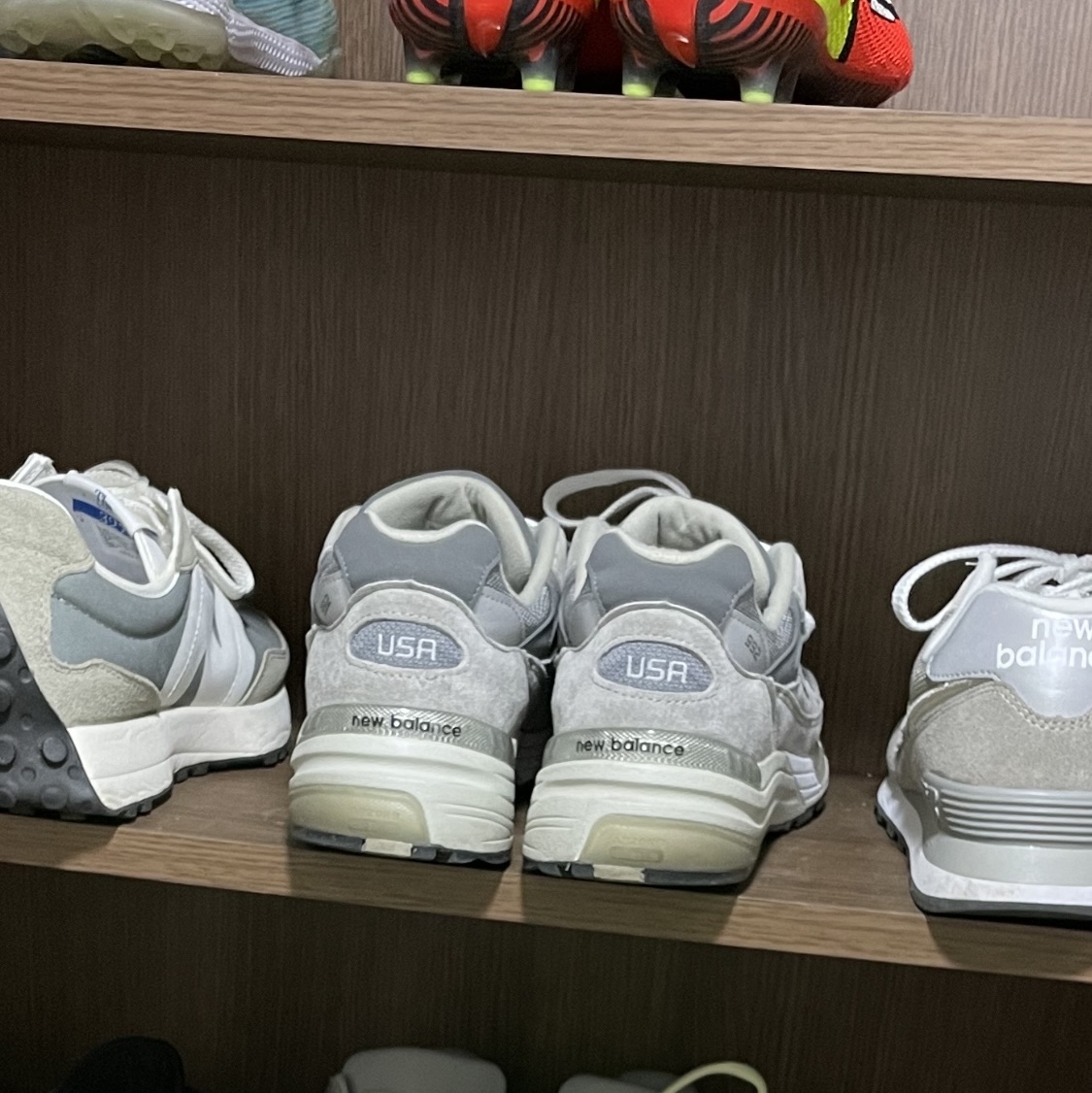 New Balance 992 Made in USA Grey - D Standard 착용 스타일