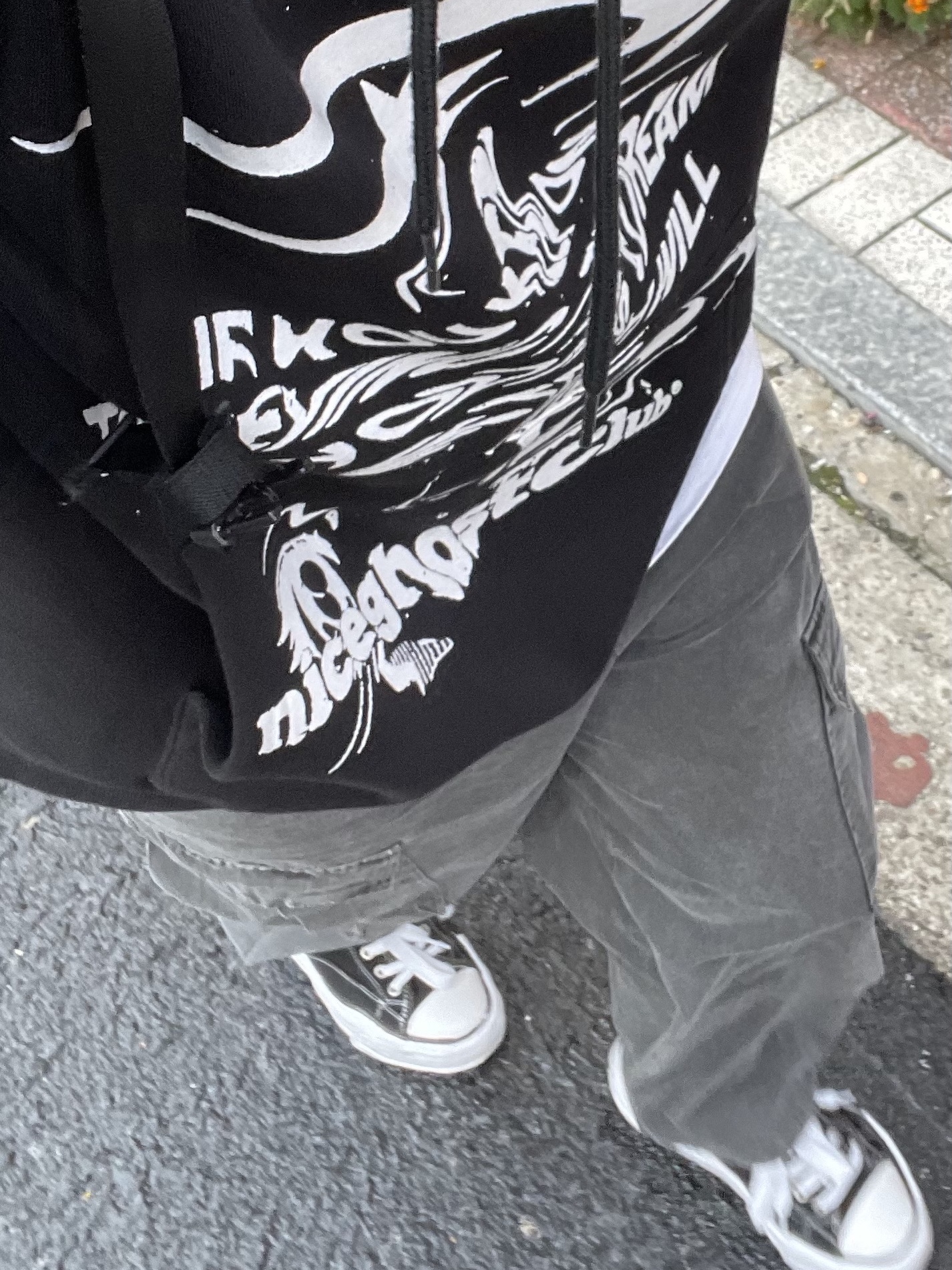 Maison Mihara Yasuhiro Peterson OG Sole Canvas Low Sneakers Black 착용 스타일
