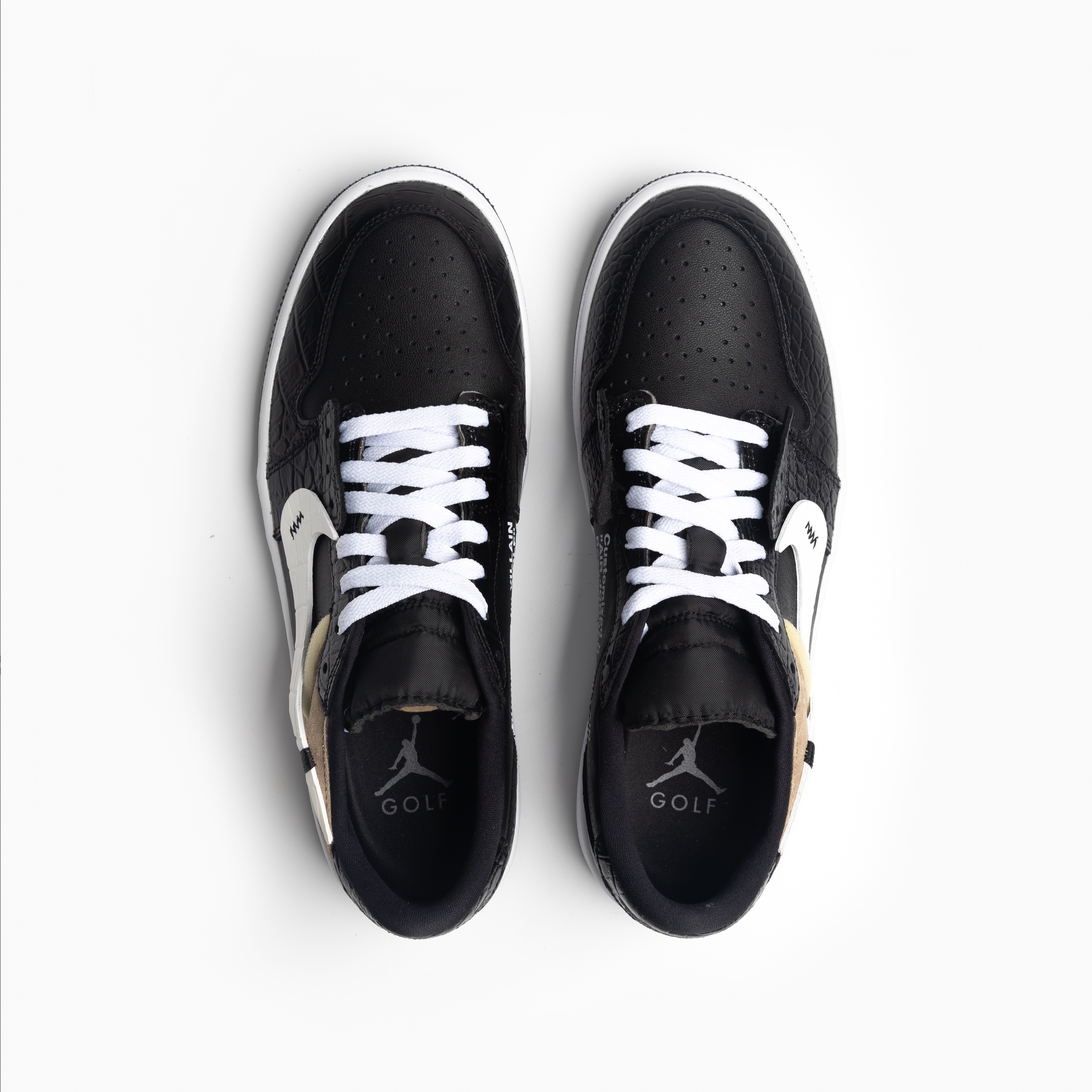 Jordan 1 Low Golf Black Iron Grey 착용 스타일 - 4