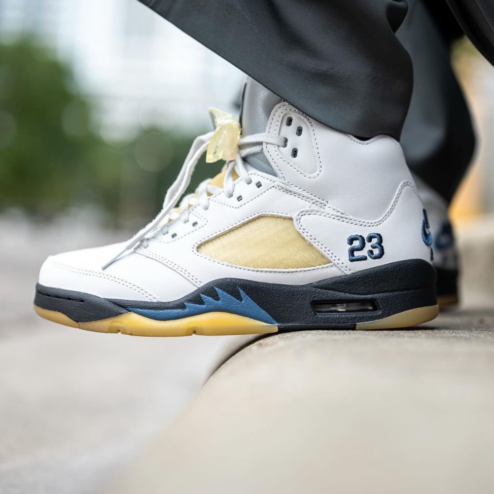 (W) Jordan 5 x A Ma Maniere Retro Dawn 착용 스타일 - 2