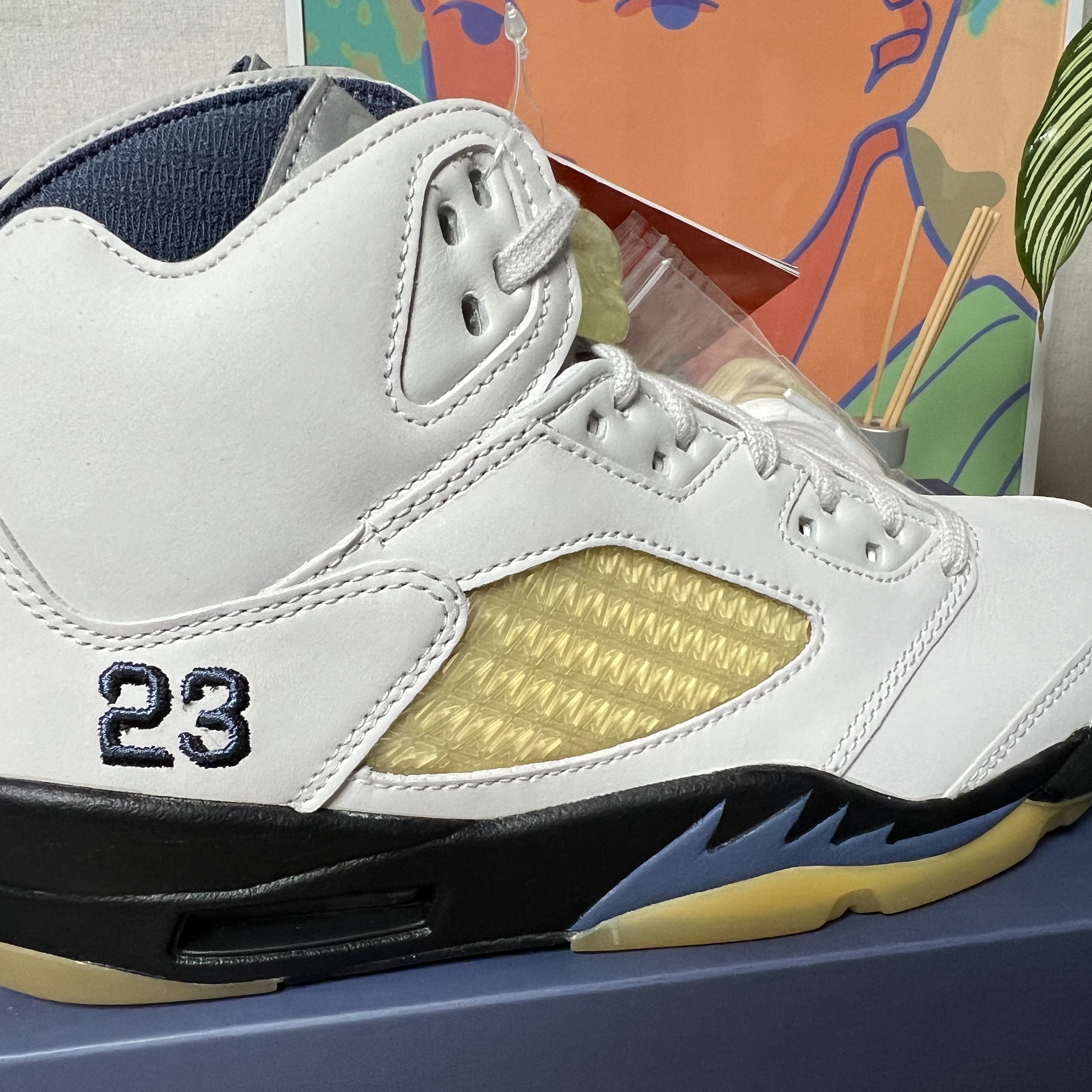 (W) Jordan 5 x A Ma Maniere Retro Dawn 착용 스타일 - 2