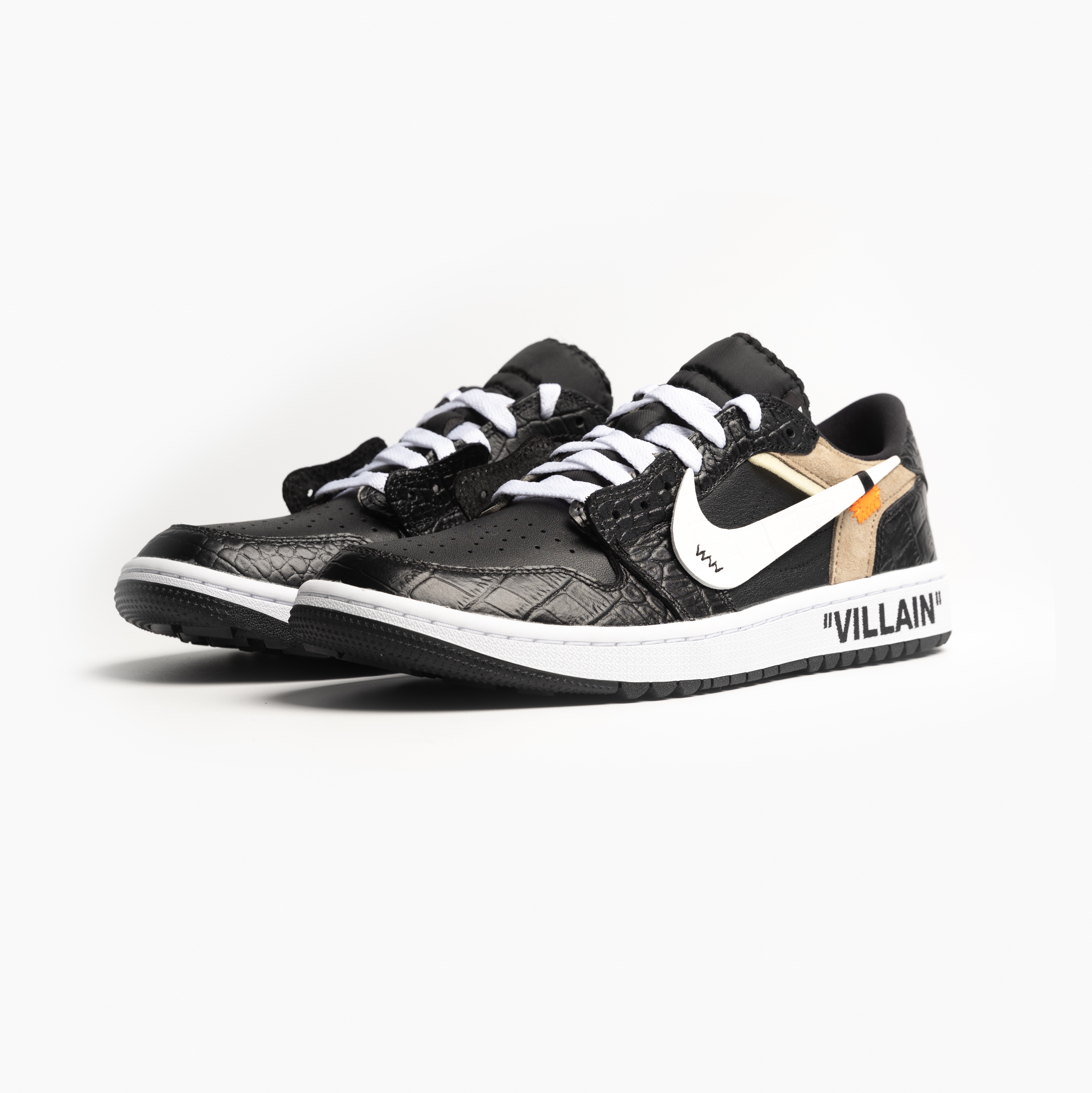 Jordan 1 Low Golf Black Iron Grey 착용 스타일 - 5