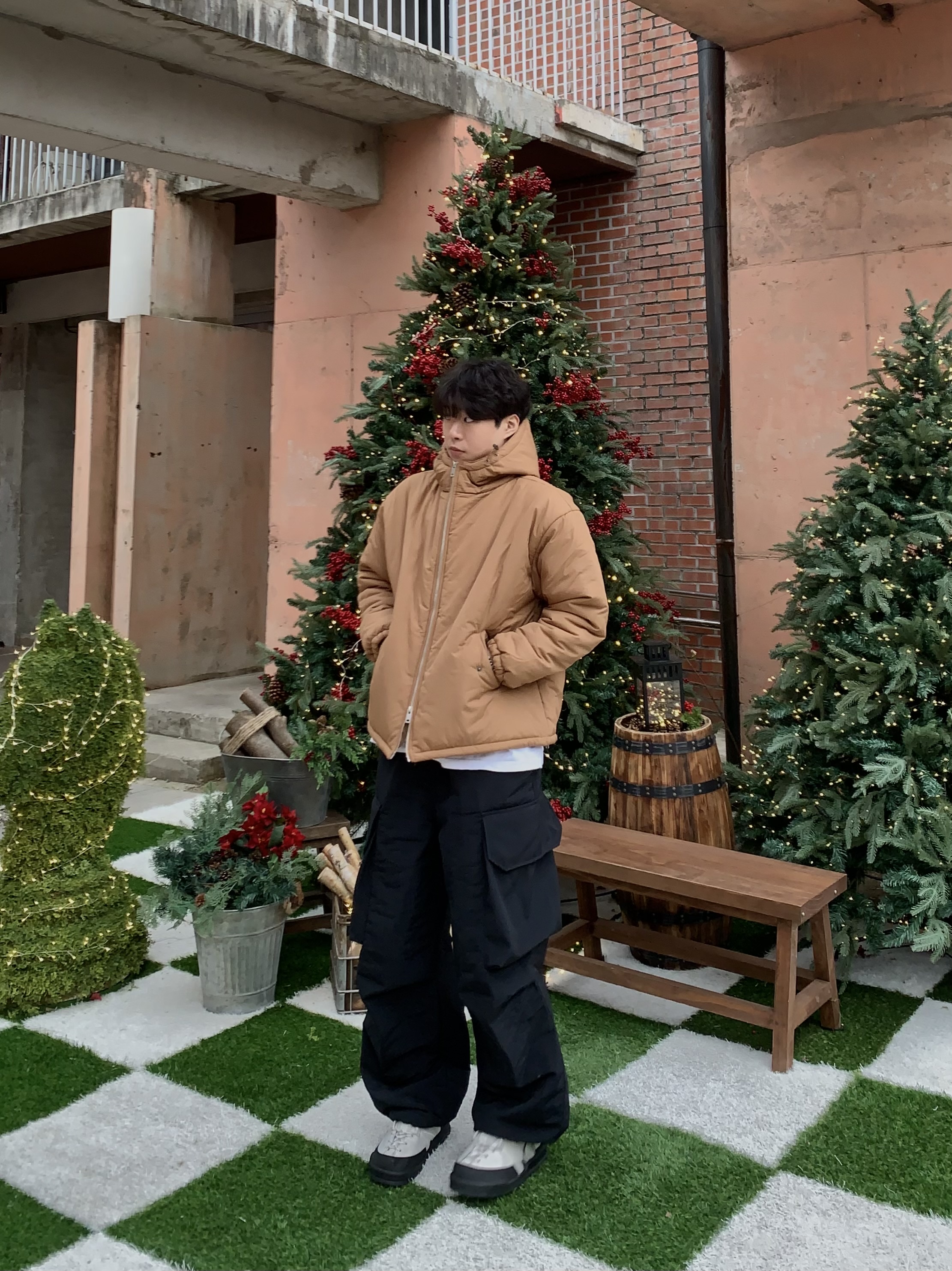 New Balance CRV Mule V2 Ivory 착용 스타일 - 6