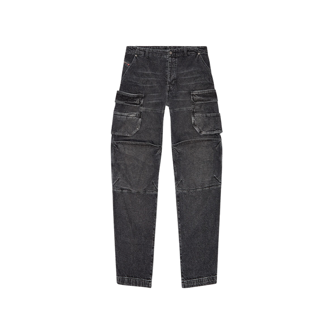 Diesel Straight Jeans D-Fish Black Dark grey 상세 이미지 1