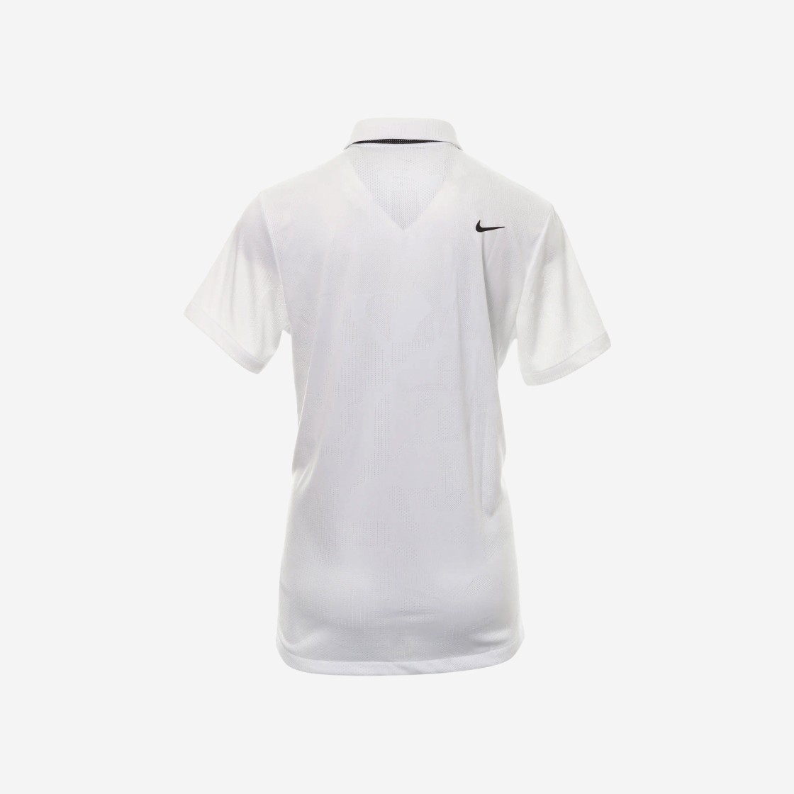 Nike Dri-Fit Tour Jacquard Golf Polo T-Shirts White Black - Asia 상세 이미지 2