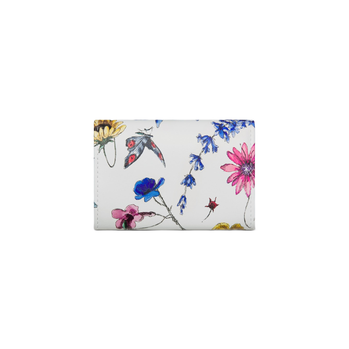 Dior XS Caro Wallet White Multicolor Florilegio Printed 상세 이미지 2