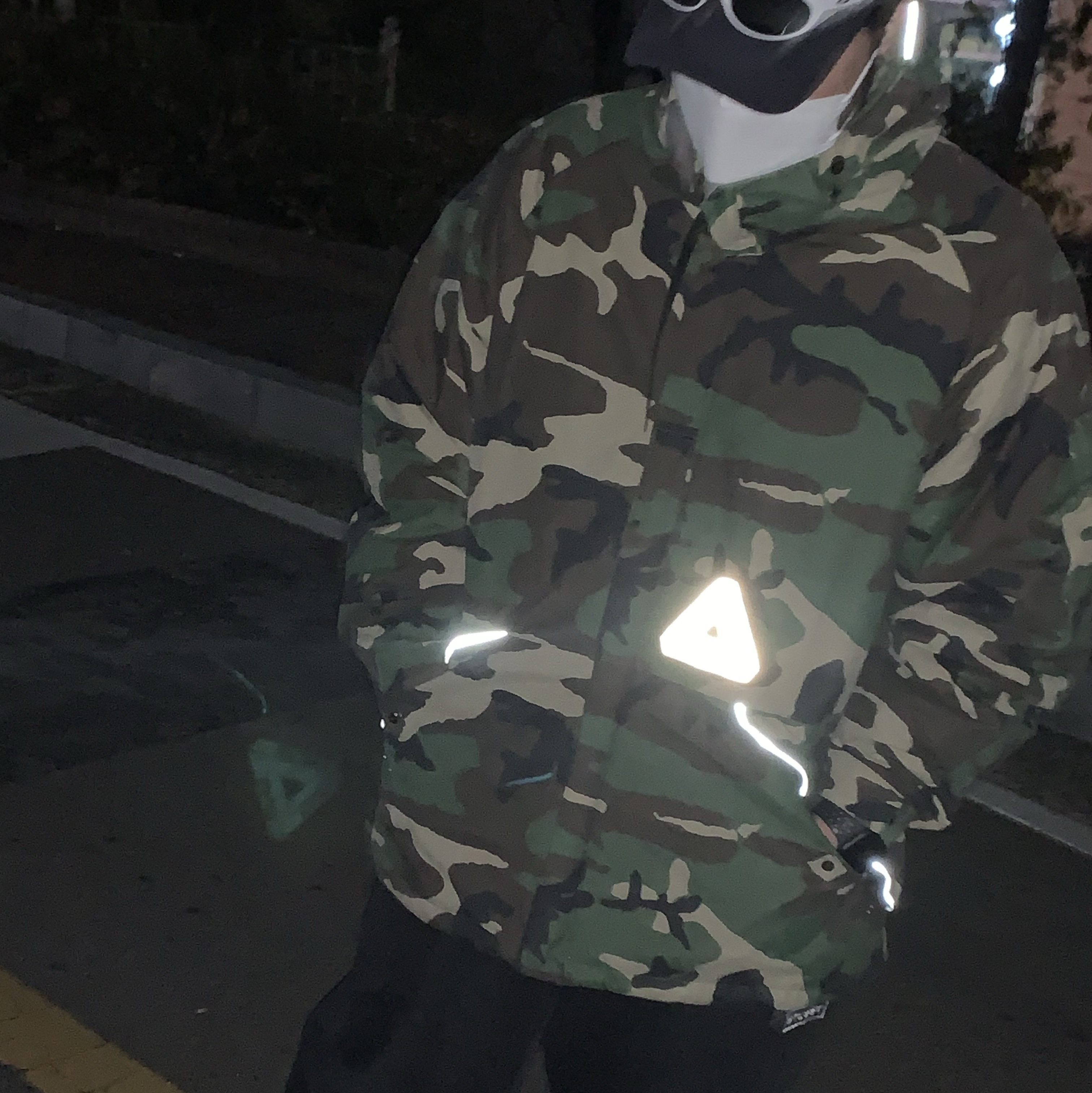 Palace P-Tech Hooded Jacket Camo - 23FW 착용 스타일 - 1