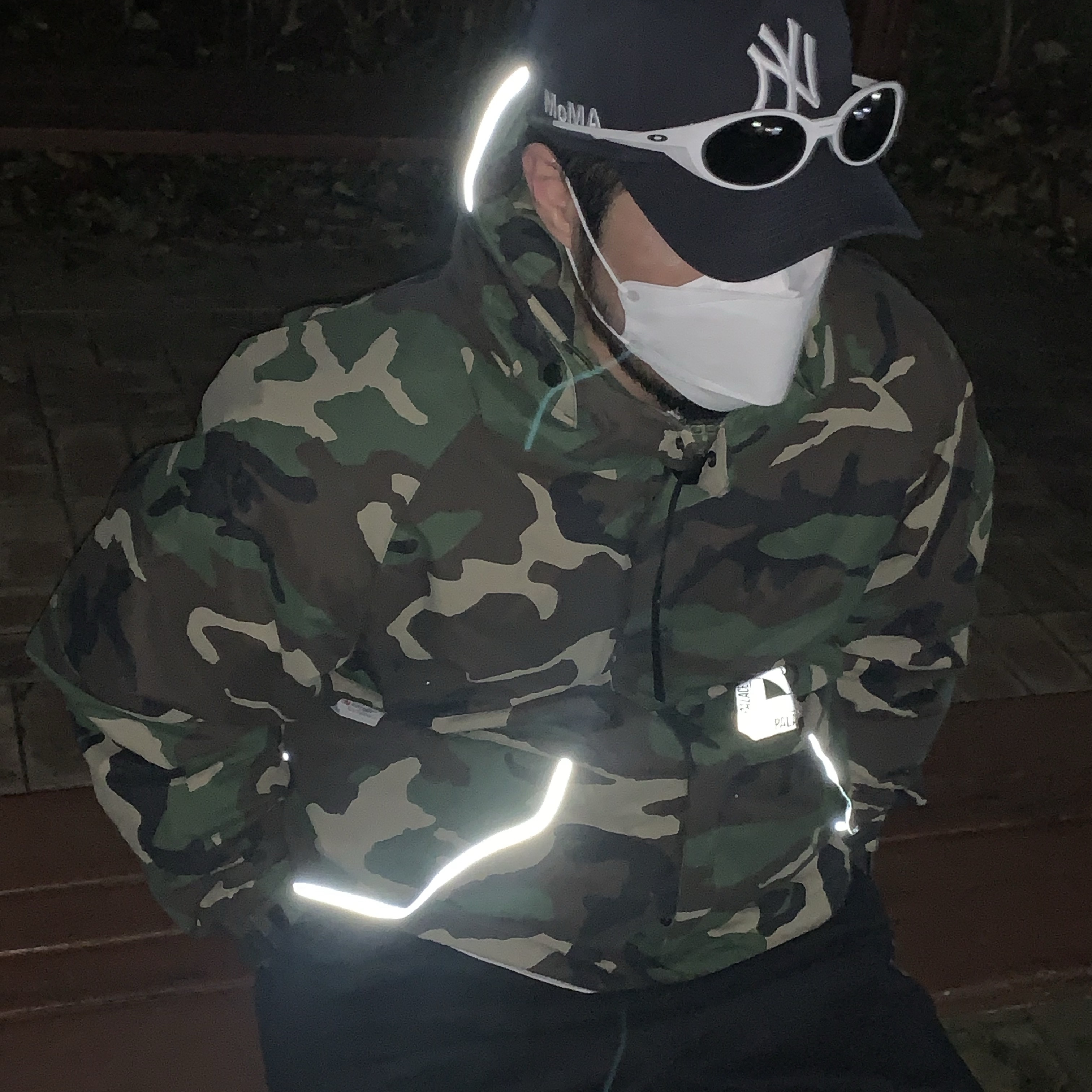 Palace P-Tech Hooded Jacket Camo - 23FW 착용 스타일 - 2