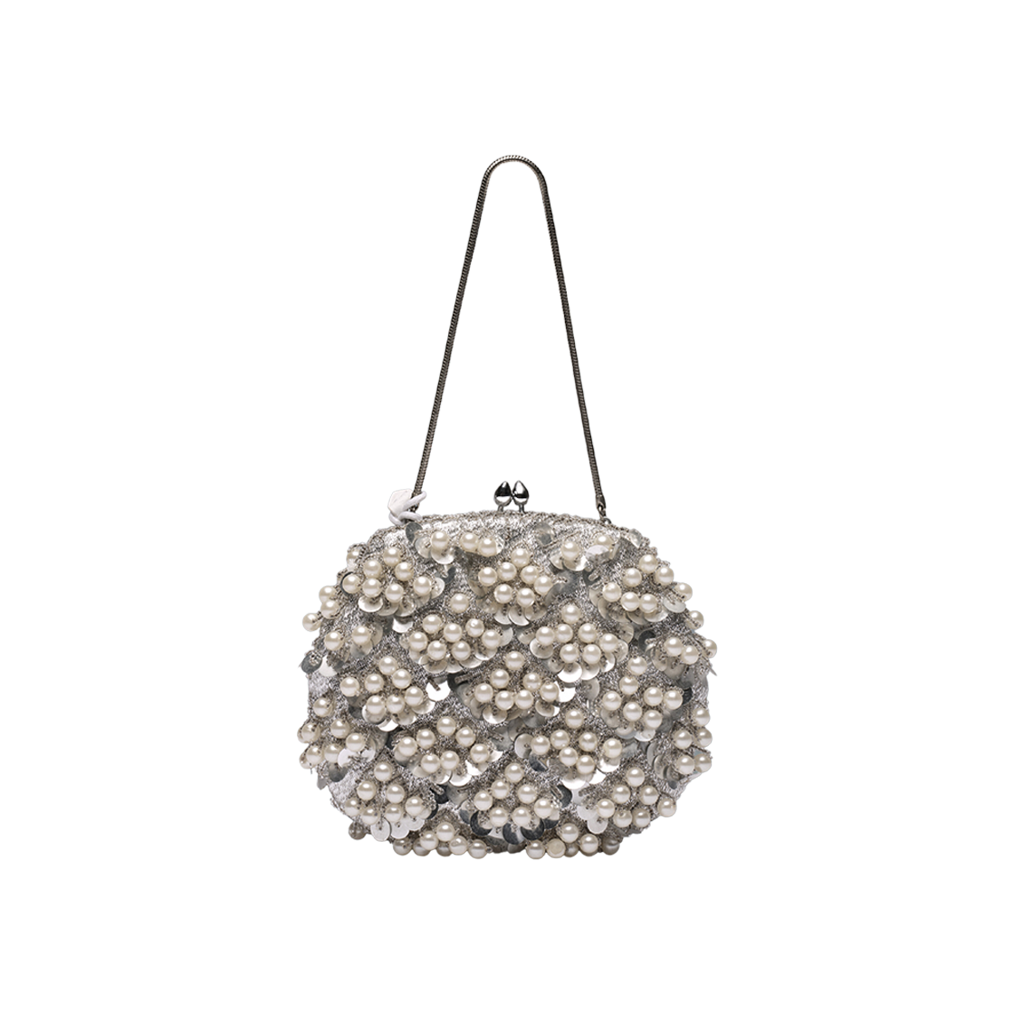 Maison Margiela Recicla Sequin Bead Bag Silver Color 상세 이미지 1