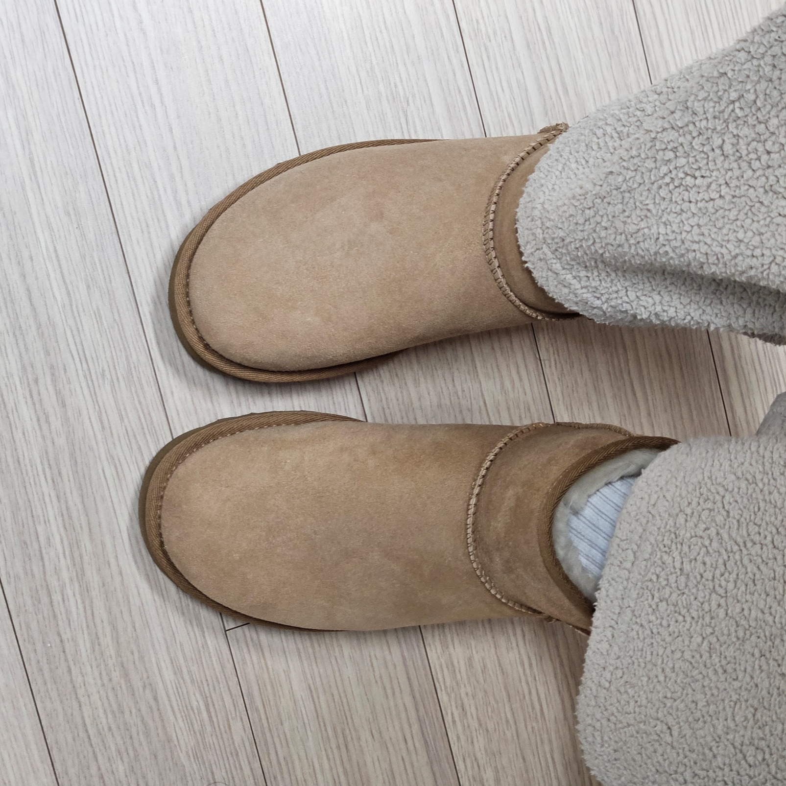 (W) UGG Classic Mini II Boots Chestnut 착용 스타일