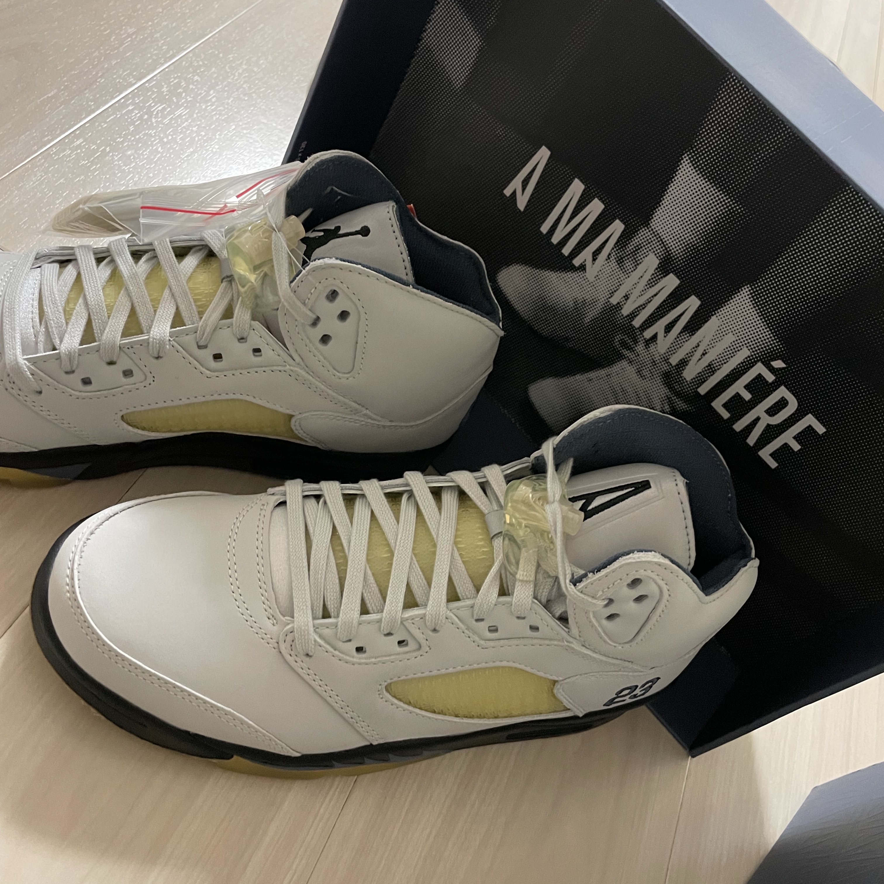 (W) Jordan 5 x A Ma Maniere Retro Dawn 착용 스타일 - 2