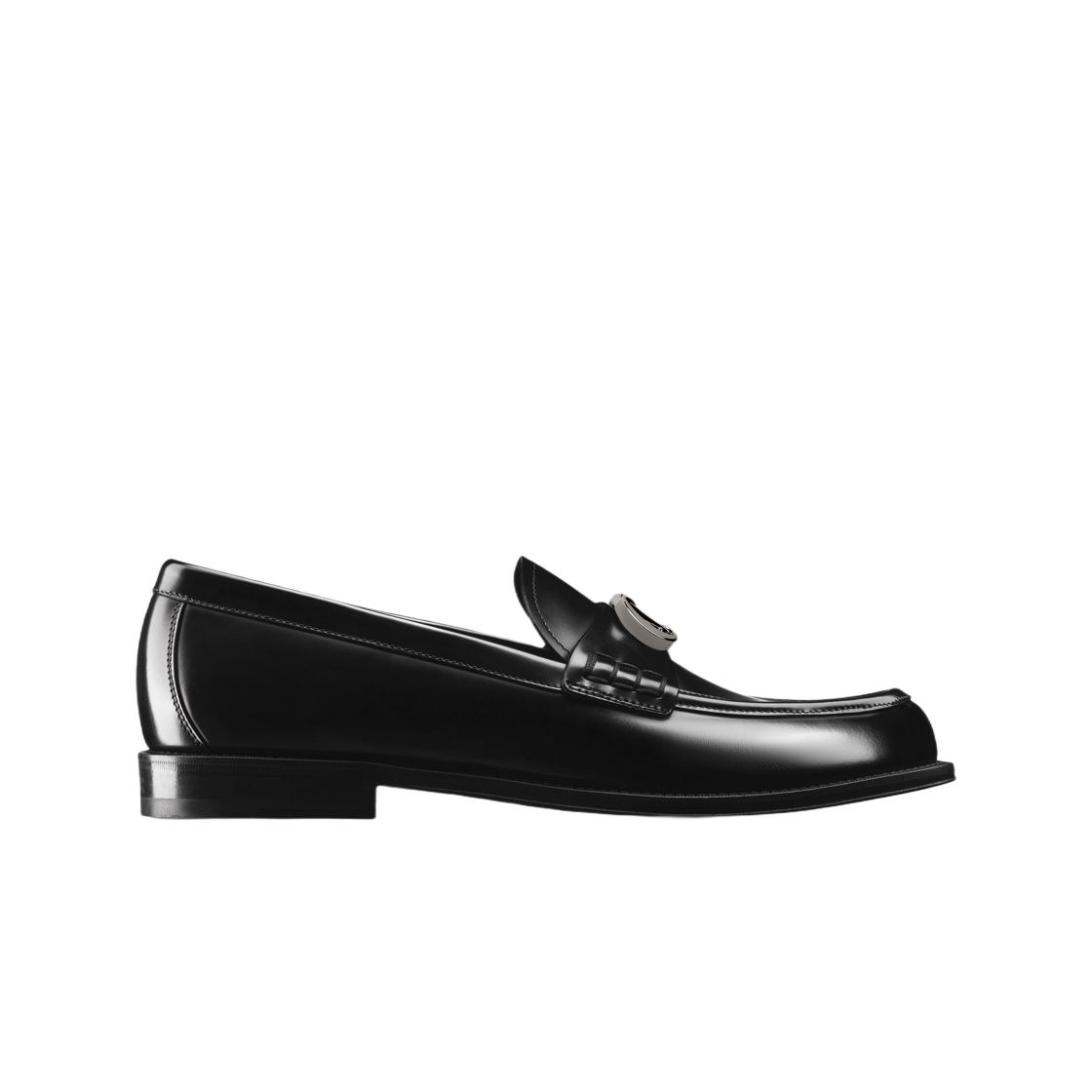 3LO138ZJQ-H900 Dior Granville Loafer Black Polished