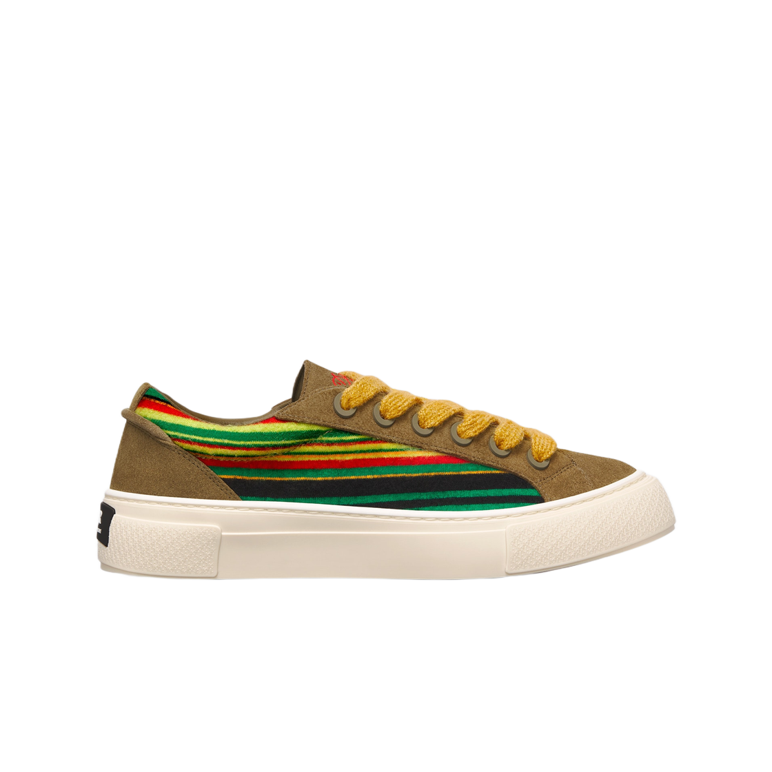 디올 티어 B33 스니커즈 옐로우 멀티컬러 브라운 - 리미티드 넘버드 에디션(Dior Tears B33 Sneakers Yellow Multicolor Brown - Limited and Numbered Edition) - 1