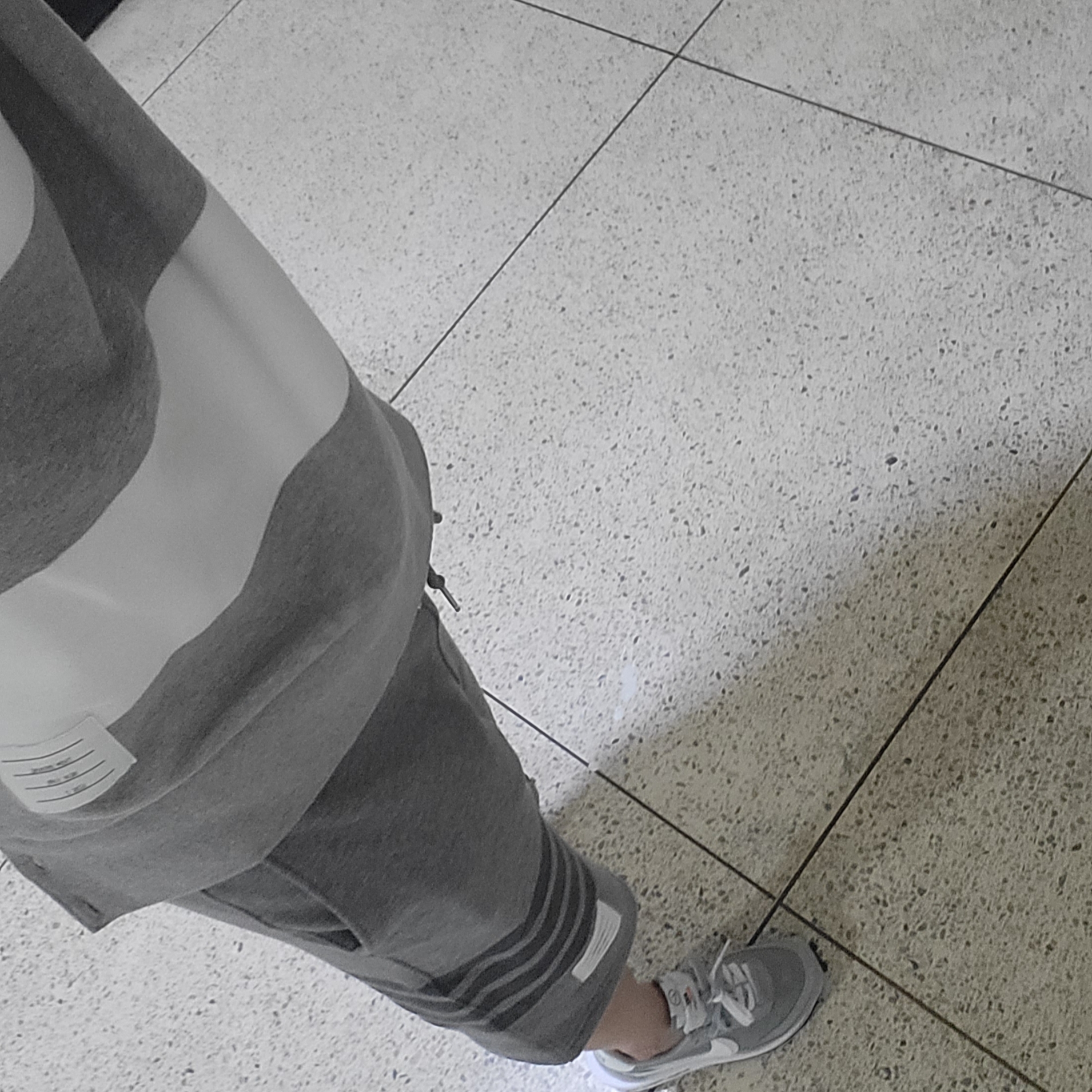 Nike x Sacai x Fragment LDWaffle Light Smoke Grey 착용 스타일