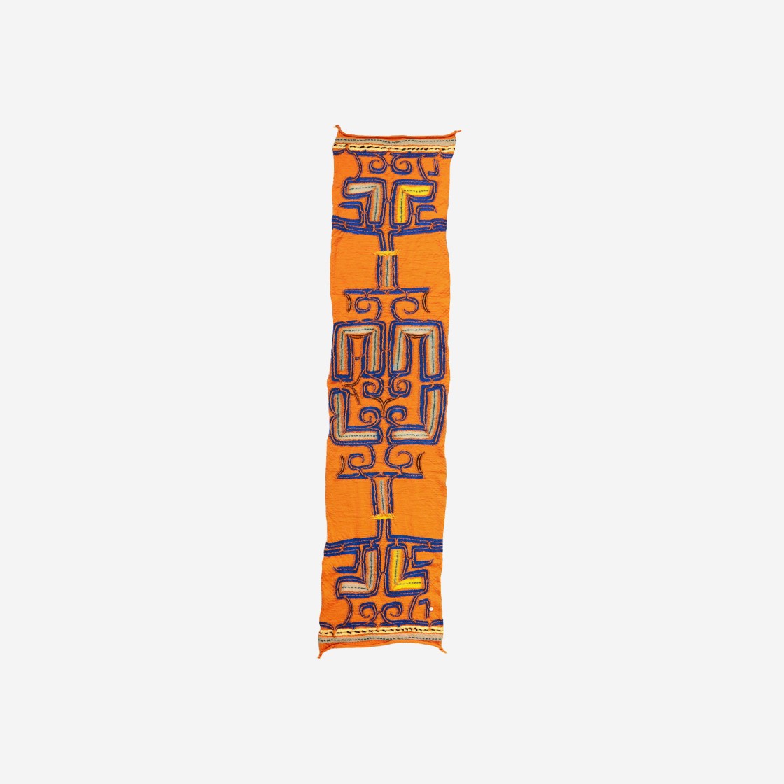 Kapital Full Length Wool Pop Ainu Happy Muffler Orange 상세 이미지 1