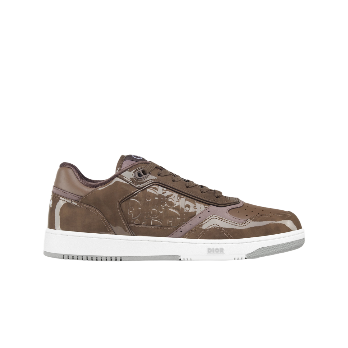 Dior B27 Low-Top Sneaker Plum Patent Oblique 상세 이미지 1