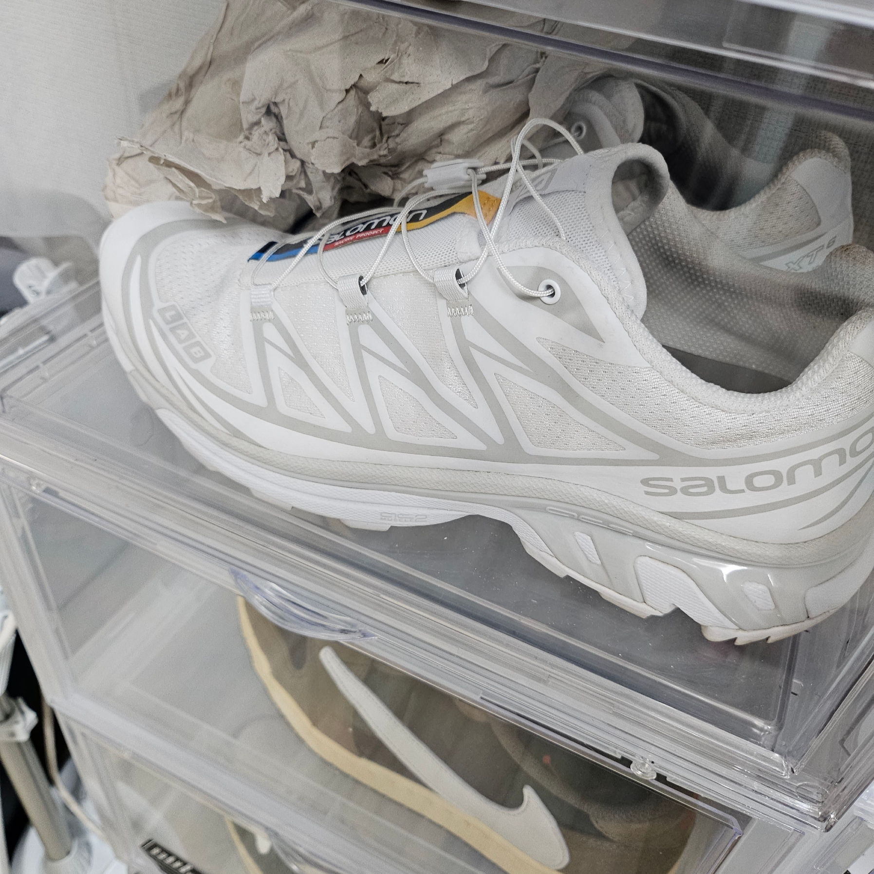 Salomon XT-6 ADV White 착용 스타일