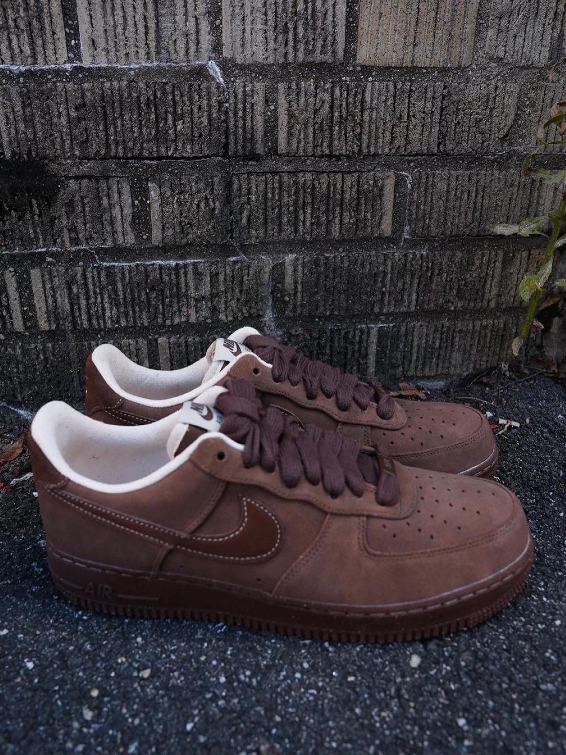 (W) Nike Air Force 1 '07 Cacao Wow 착용 스타일 - 4