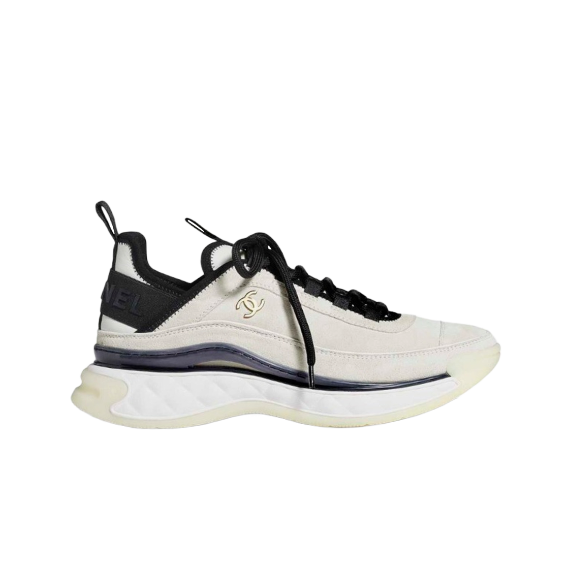 샤넬 믹스드 파이버 스니커즈 스웨이드 카프스킨 & 화이트(Chanel Mixed Fibers Sneakers Suede Calfskin & White)