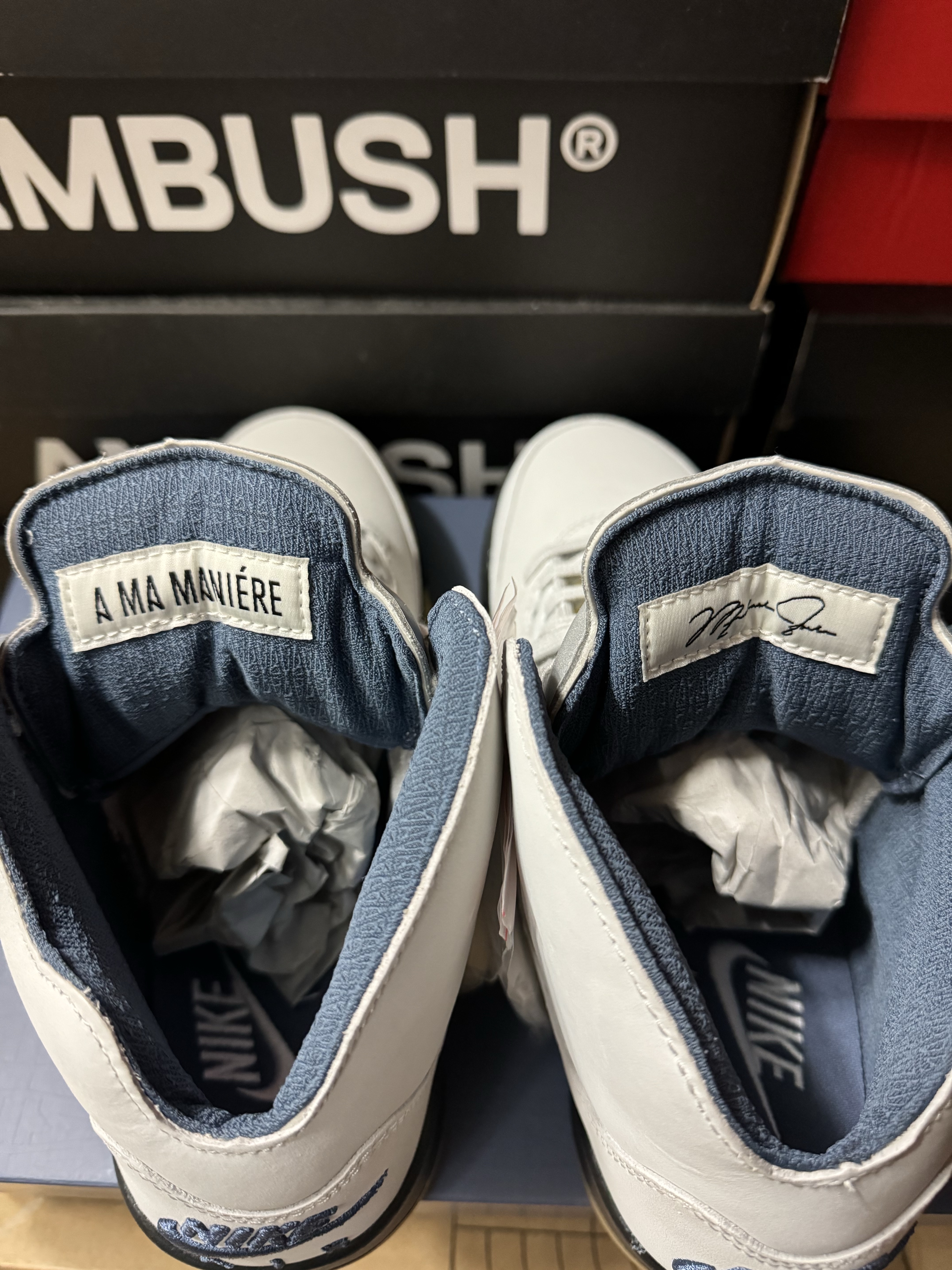 (W) Jordan 5 x A Ma Maniere Retro Dawn 착용 스타일 - 3