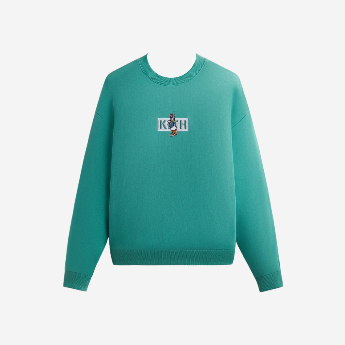 Kith x Disney for Mickey & Friends Cyber Monday Daisy Duck Classic Logo Crewneck Mykonos 상세 이미지 1