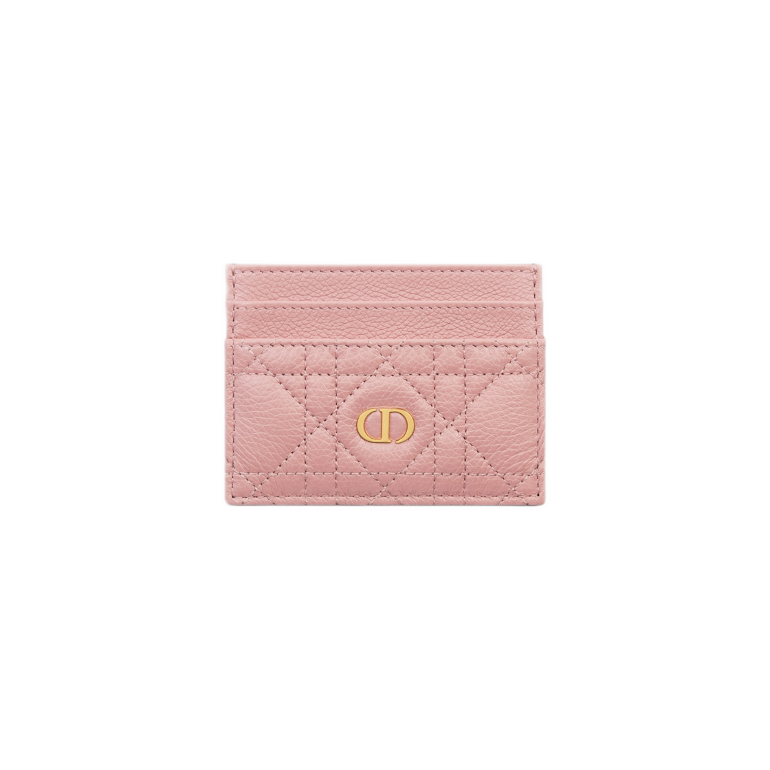 Dior Caro Five-Slot Card Holder Antique Pink Supple 상세 이미지 1