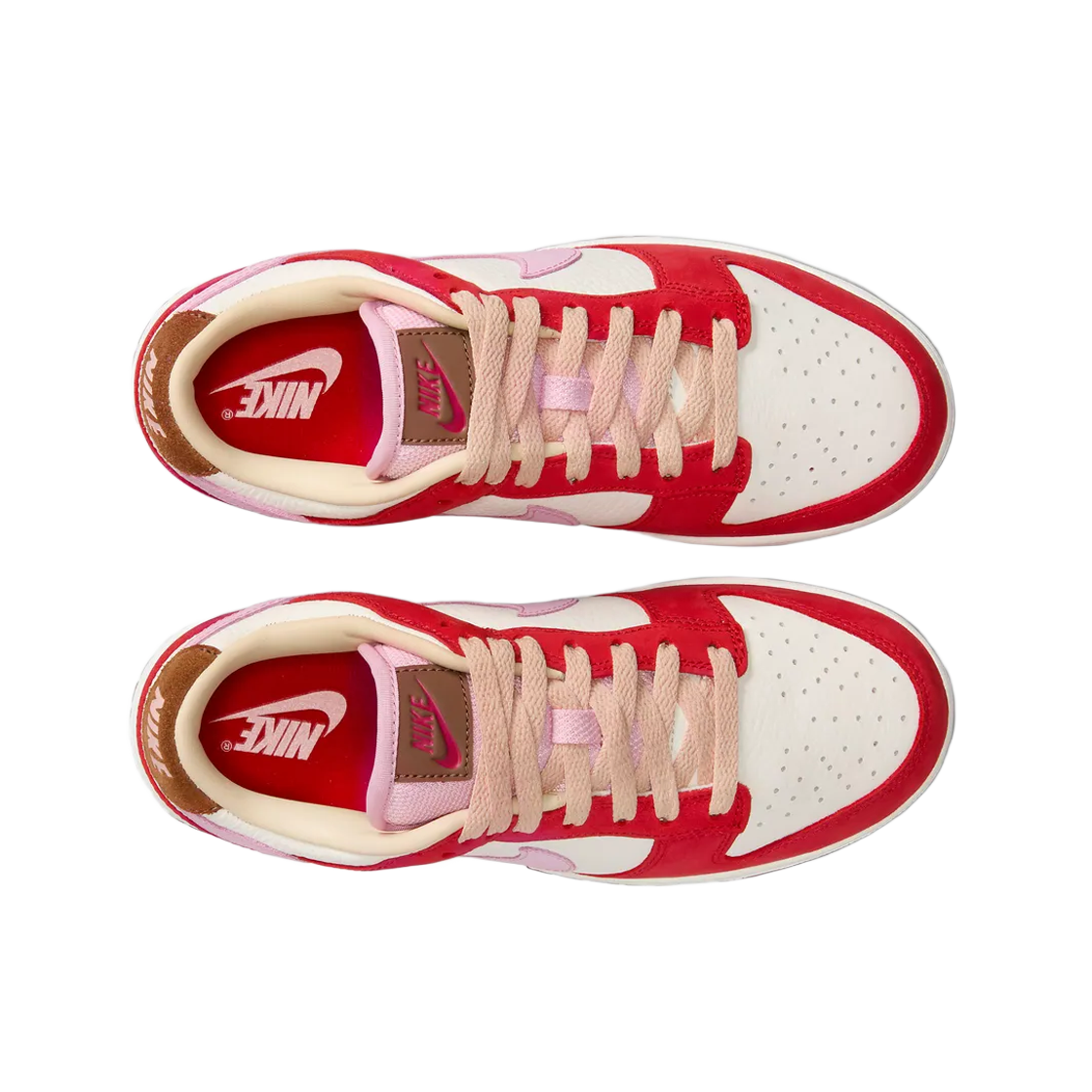 (W) 나이키 덩크 로우 프리미엄 세일 앤 스포츠 레드((W) Nike Dunk Low PRM Sail and Sport Red) - 2