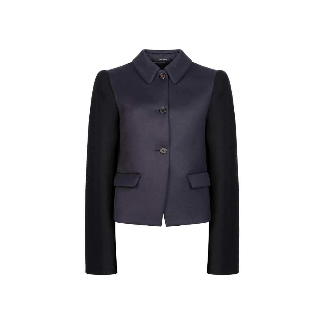 Maison Margiela Spliced Wool Twill Jacket Navy 상세 이미지 1