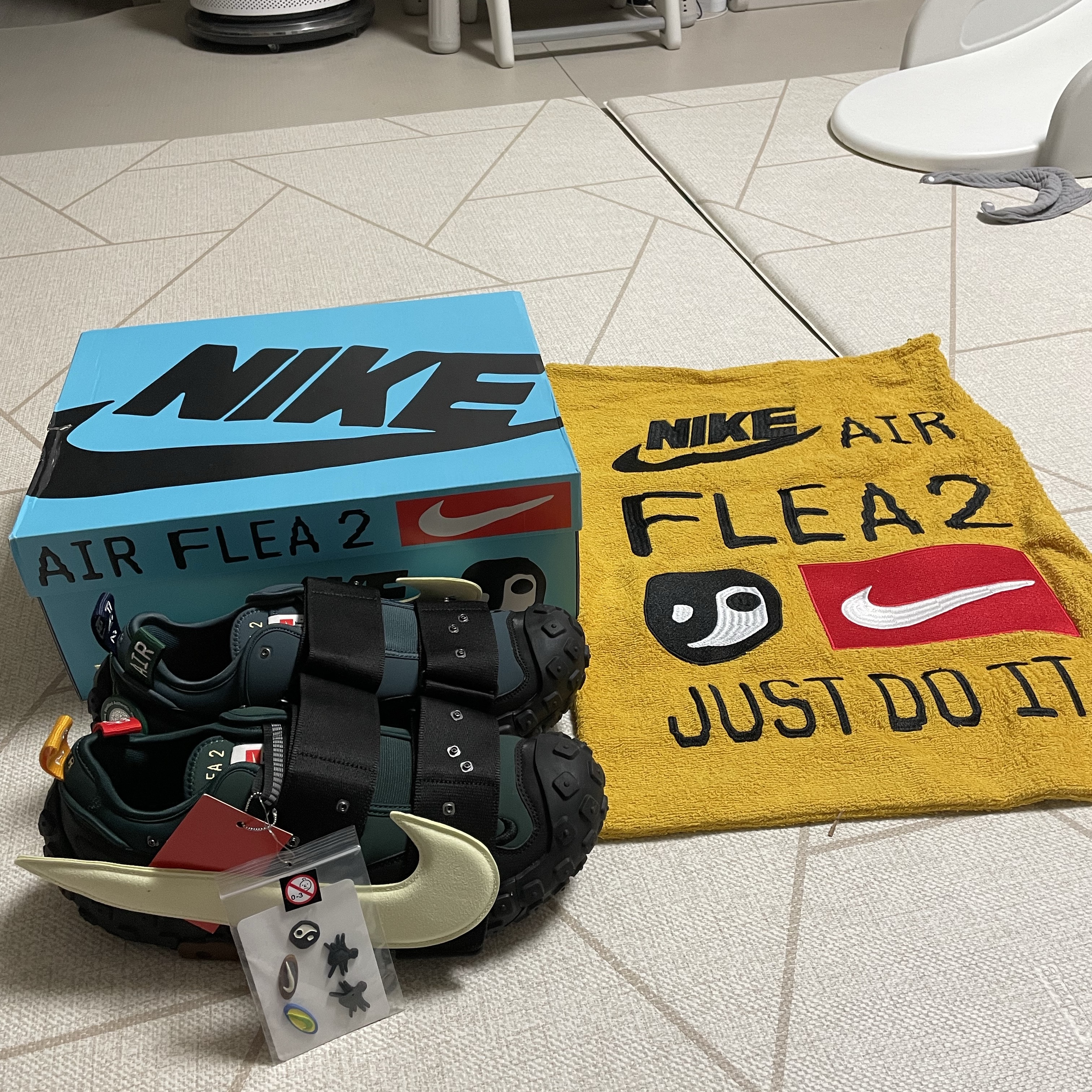 Nike x Cactus Plant Flea Market Air Flea 2 Faded Spruce 착용 스타일
