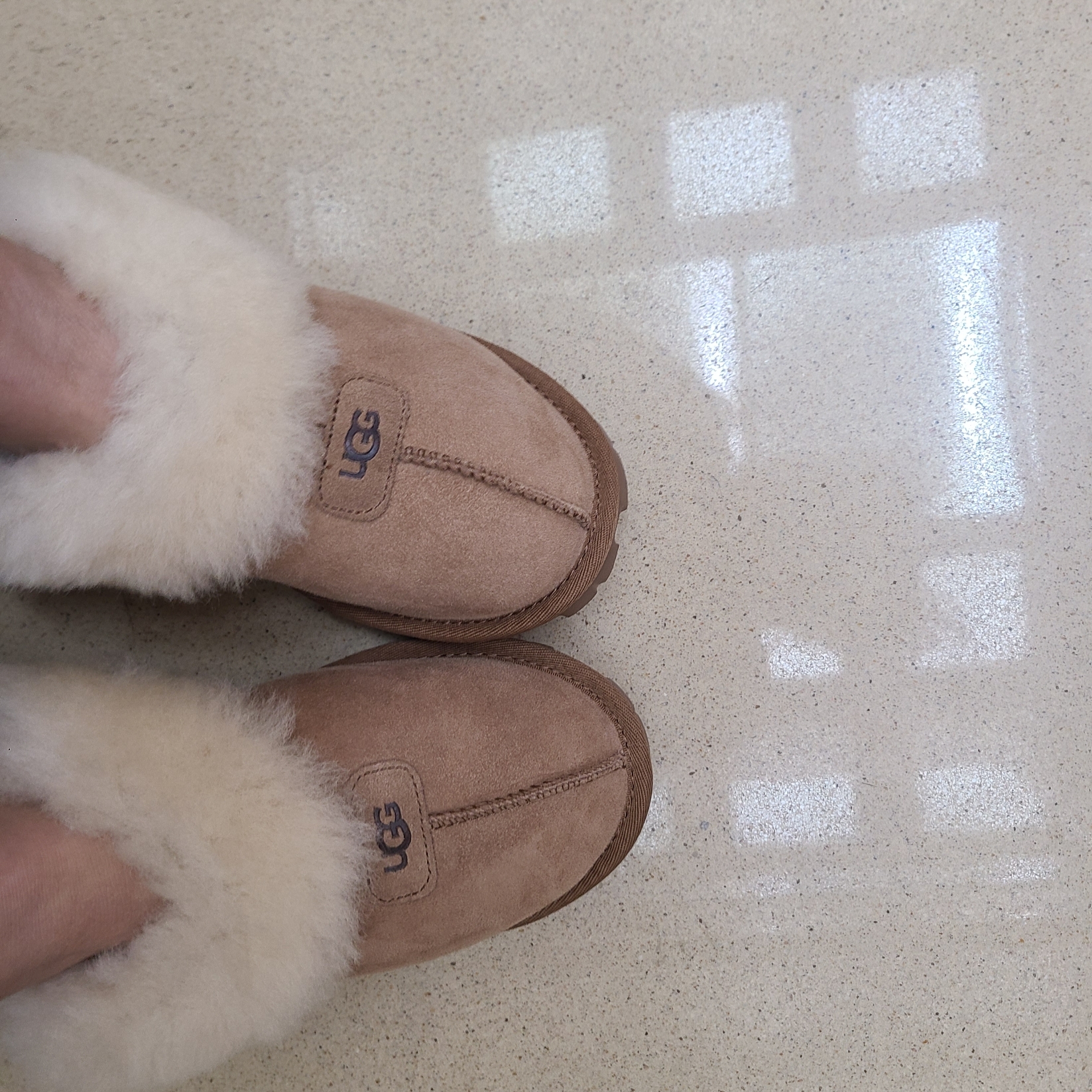 (W) UGG Coquette Slipper Chestnut 착용 스타일