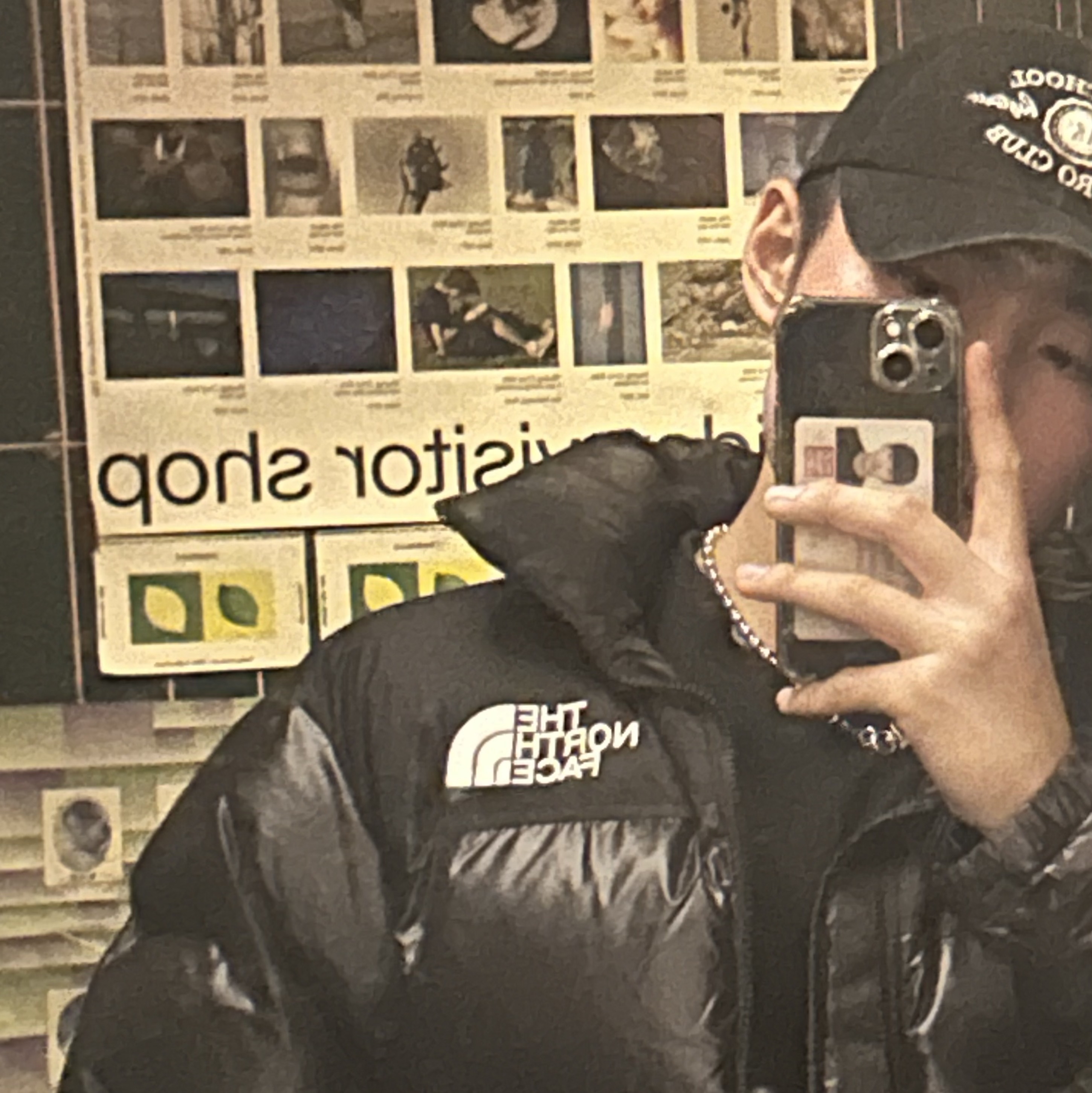 The North Face 1996 Eco Nuptse Jacket Real Black 착용 스타일
