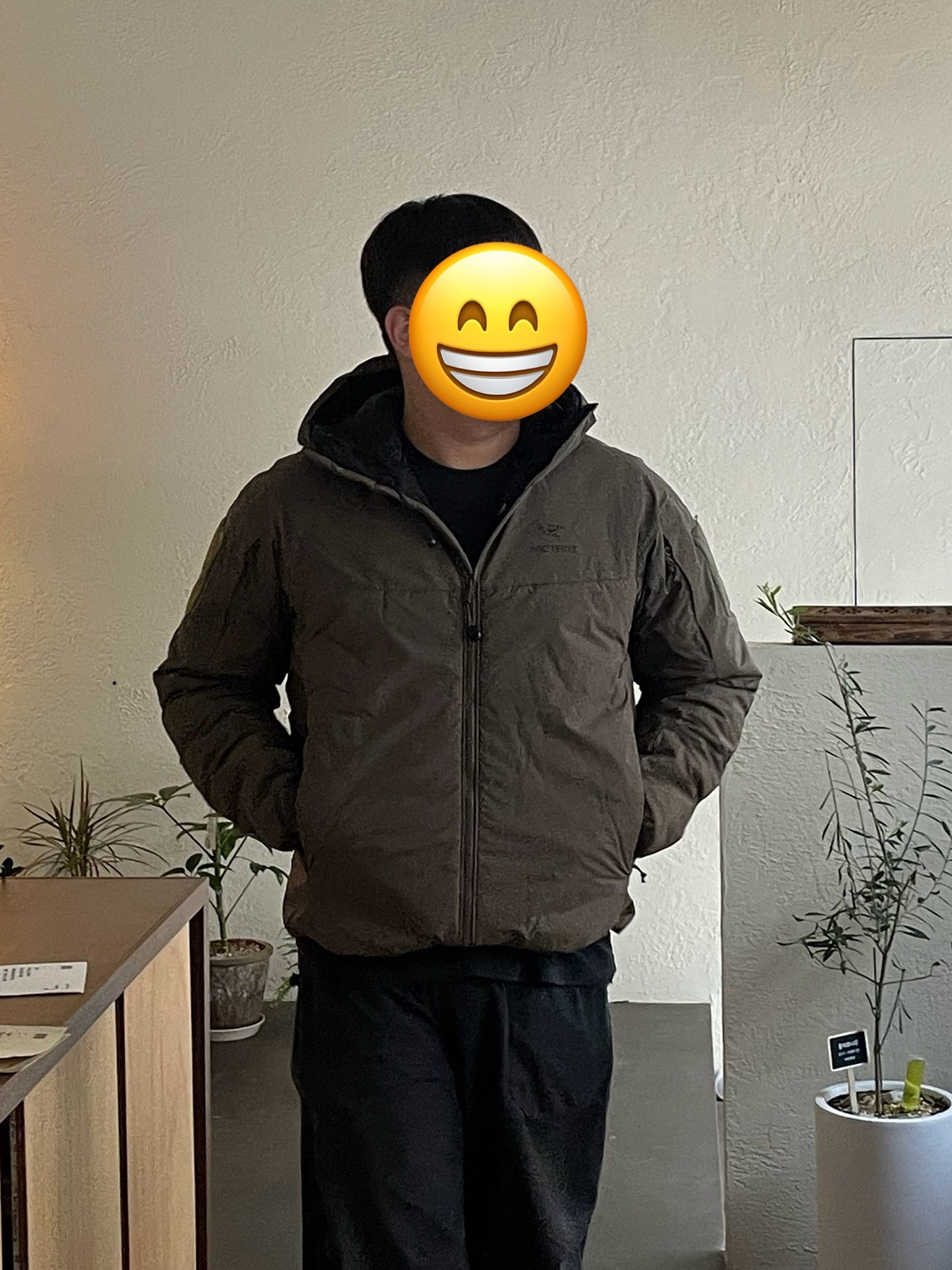 Arc'teryx LEAF Cold WX Hoody LT Gen 2 Ranger Green 착용 스타일 - 2