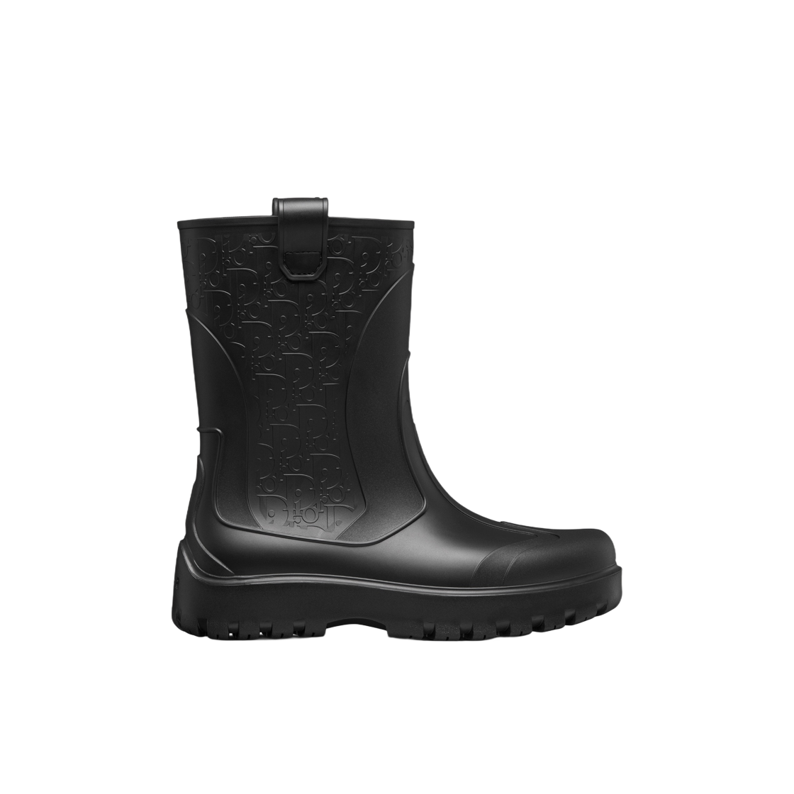 디올 가든 레인 부츠 블랙 러버 오블리크 모티프(Dior Garden Rain Boot Black Rubber Oblique Motif) - 1