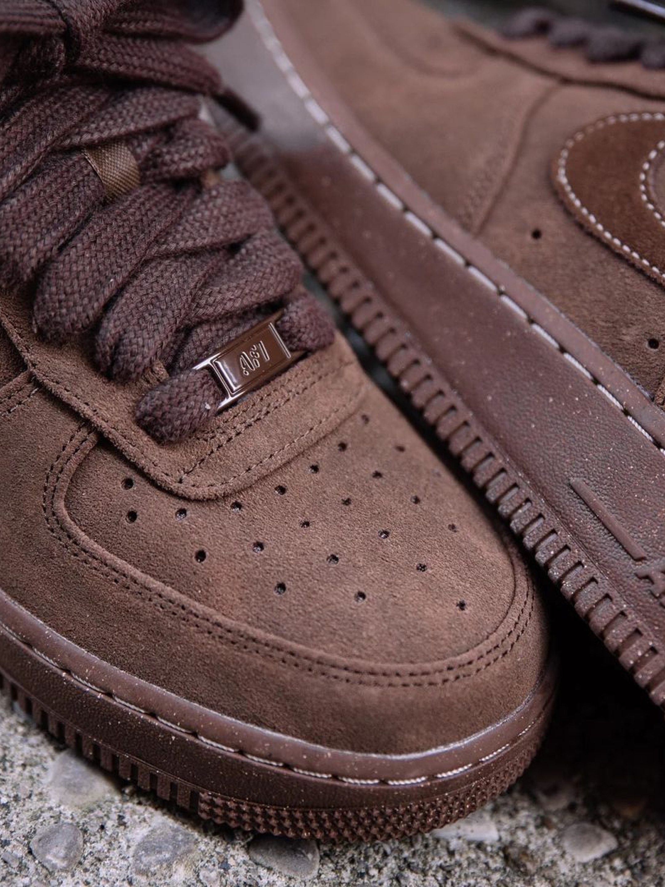 (W) Nike Air Force 1 '07 Cacao Wow 착용 스타일 - 2