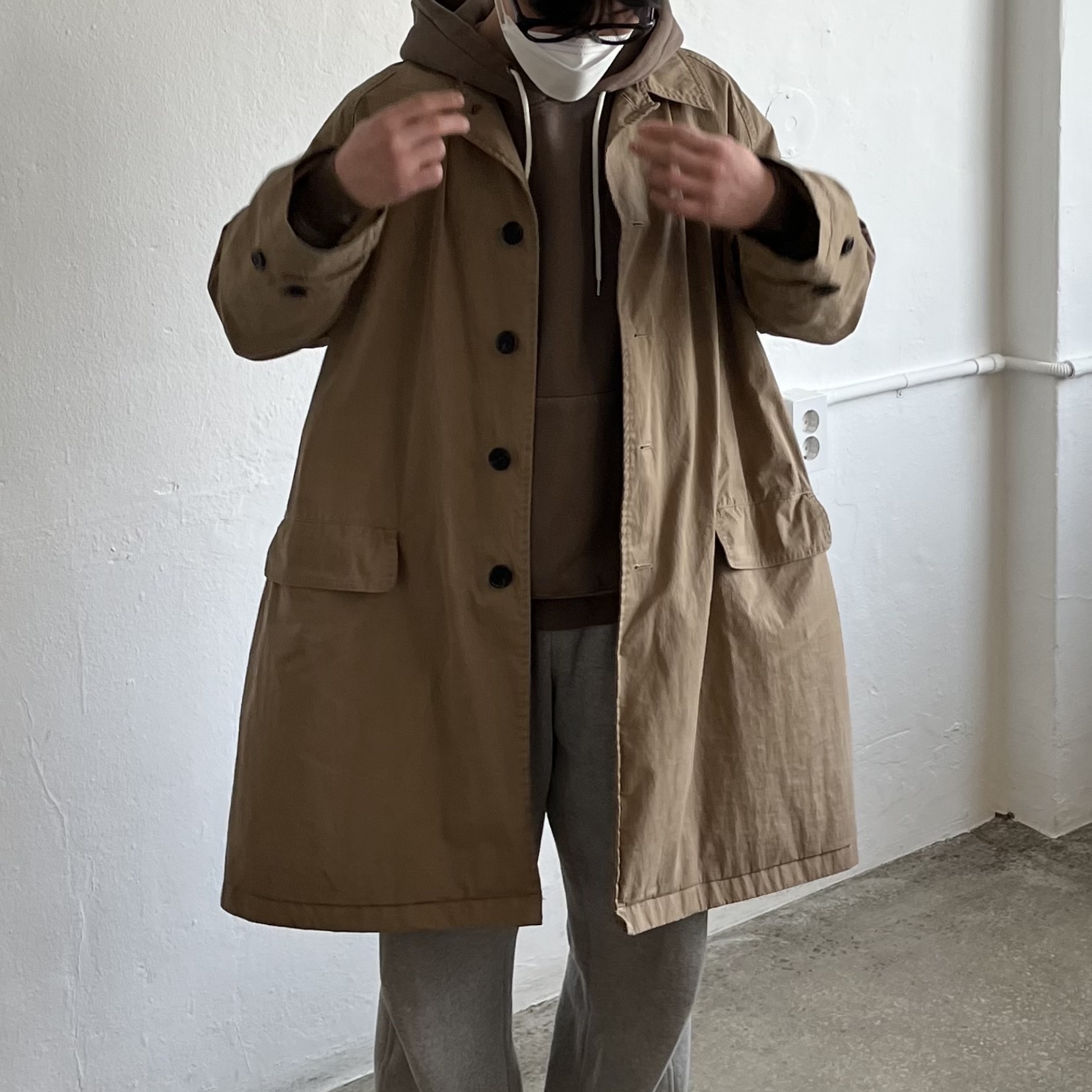 Our Legacy Work Shop Hood Shitake 착용 스타일 - 1