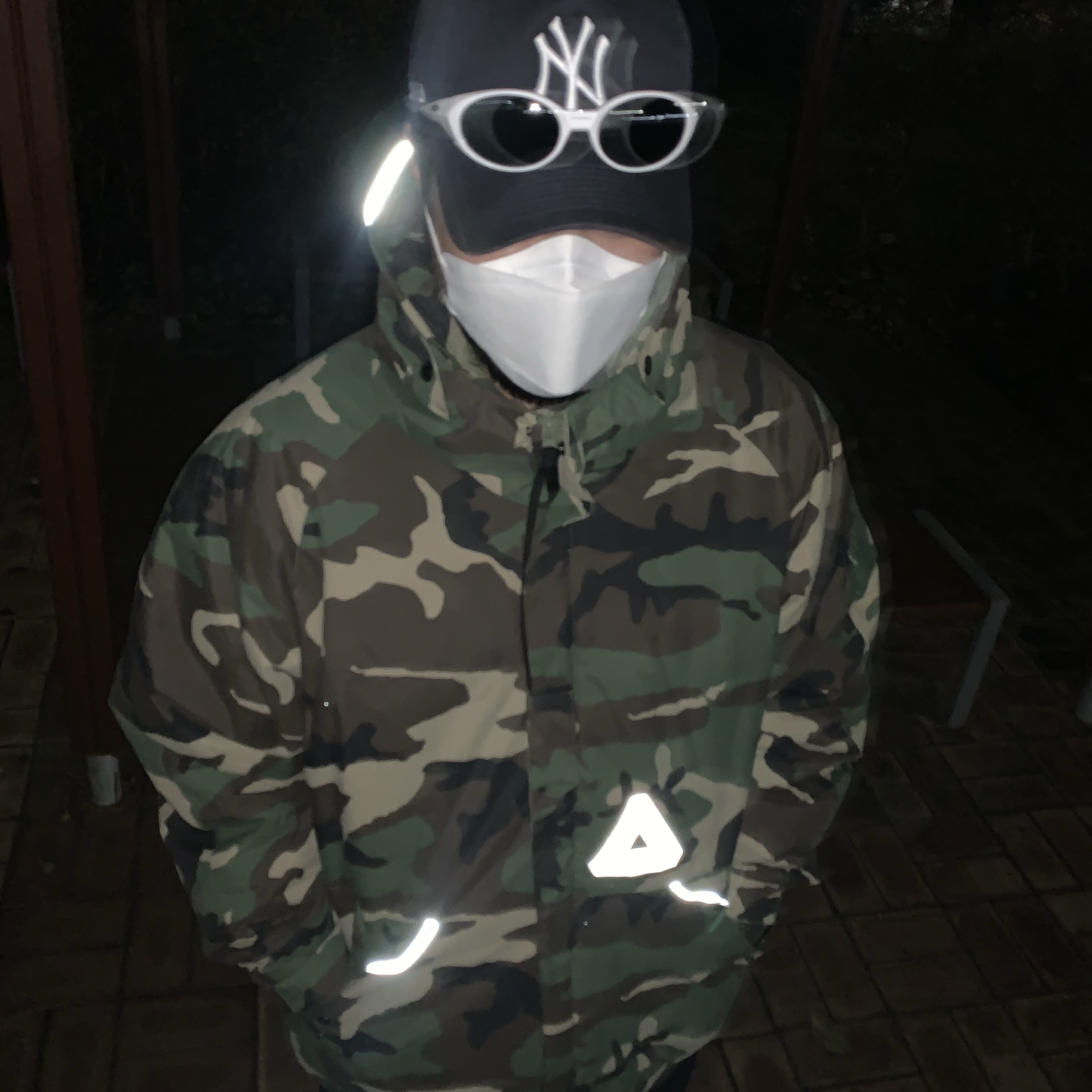 Palace P-Tech Hooded Jacket Camo - 23FW 착용 스타일 - 4