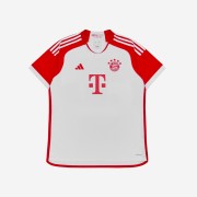 Adidas Bayern Munchen 2023/24 Home Jersey White Red - KR Sizing (Non Marking Ver.)