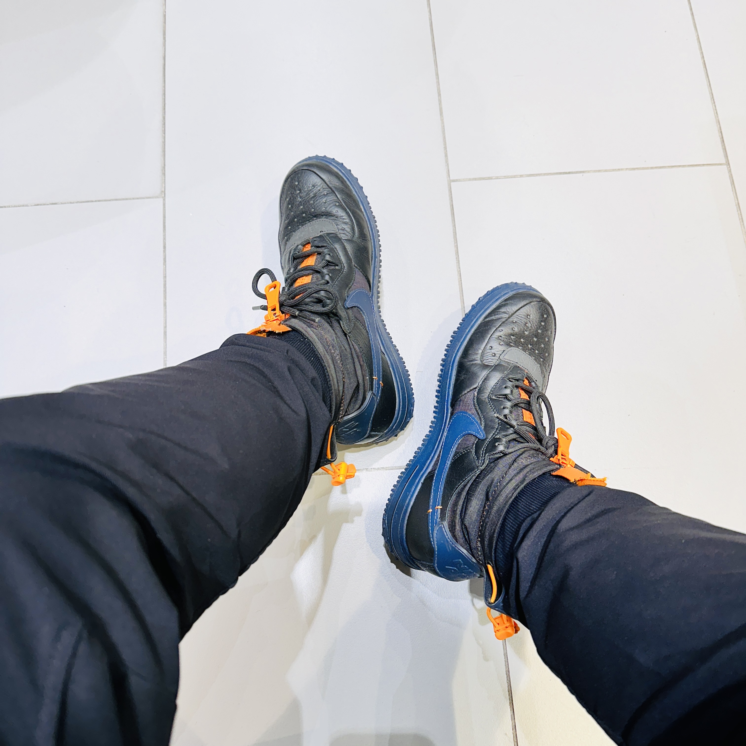Nike Air Force 1 Winter Gore-Tex Black 착용 스타일