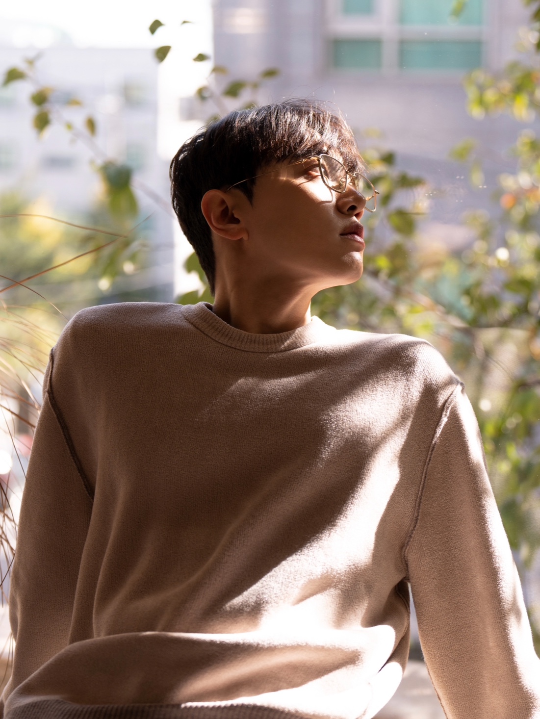 Gentle Monster Aba 031 Gold 착용 스타일