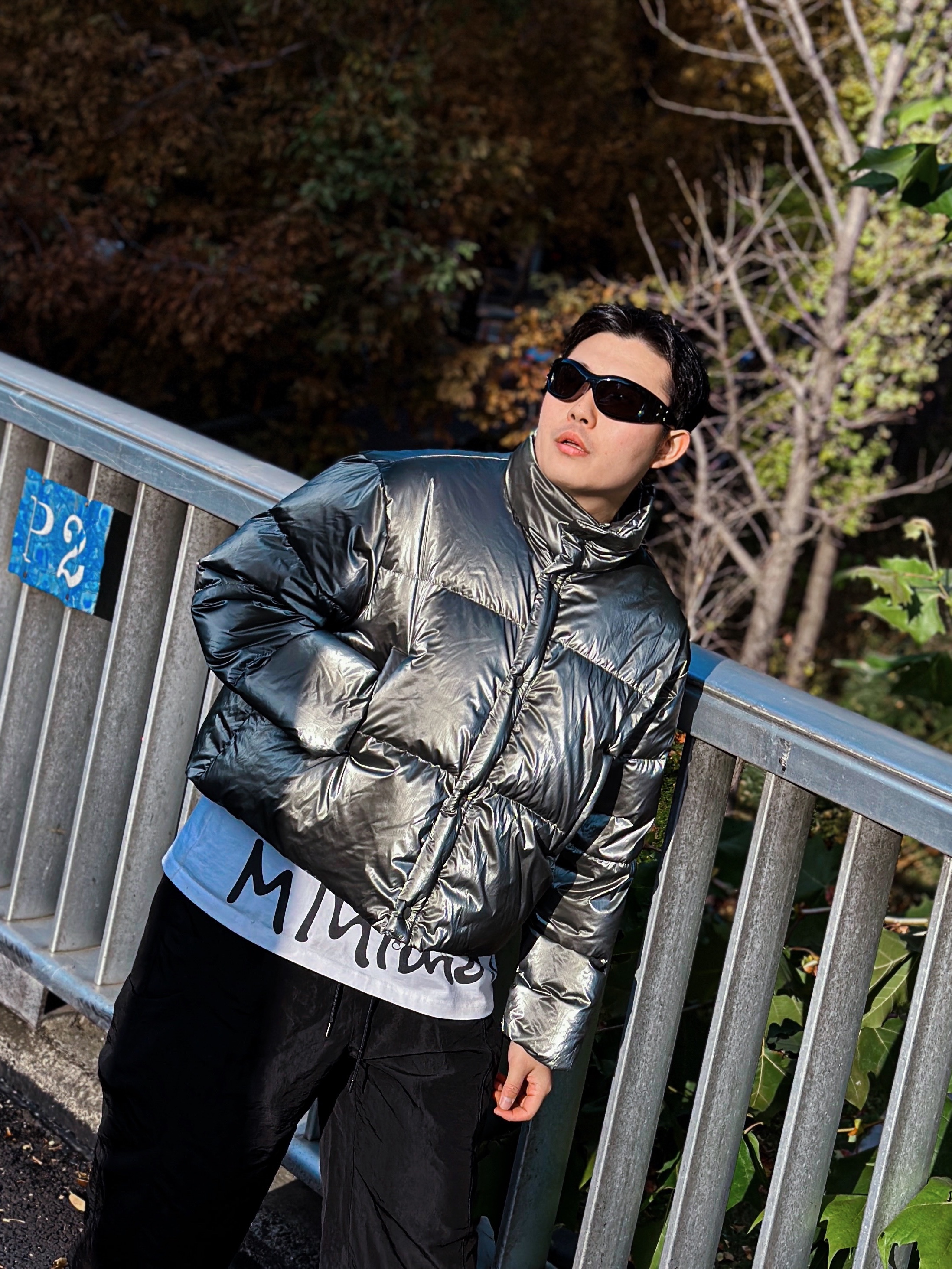Sunnei Leather Dreamy Black 착용 스타일 - 3