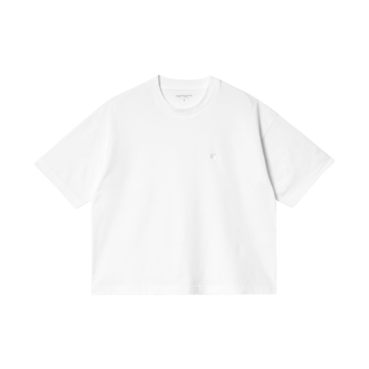 (W) 칼하트 WIP 체스터 티셔츠 화이트
