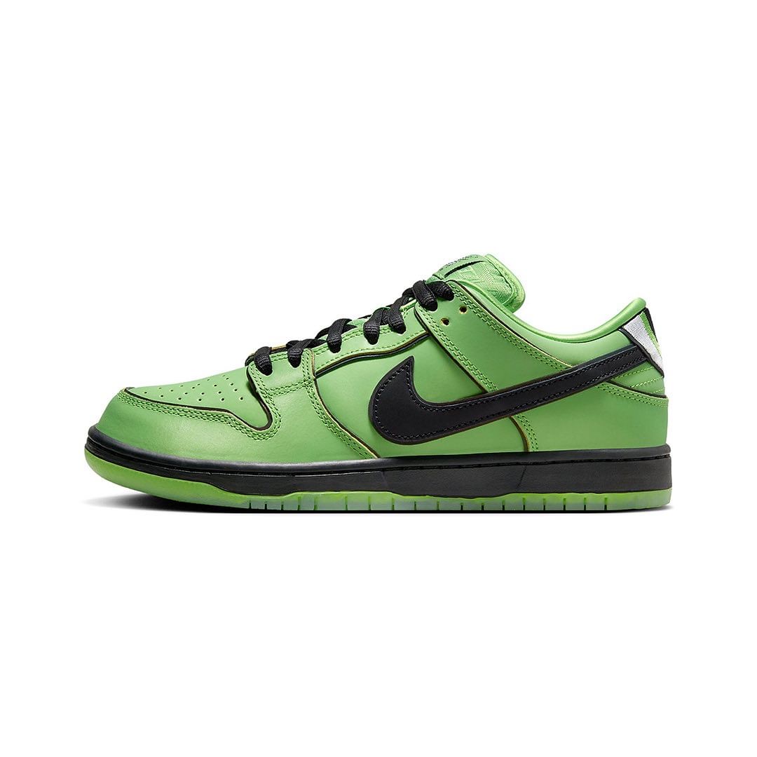 Nike x The Powerpuff Girls SB Dunk Low Pro QS Blossom, Nike x The Powerpuff Girls SB Dunk Low Pro QS Bubbles 착용 스타일 - 2