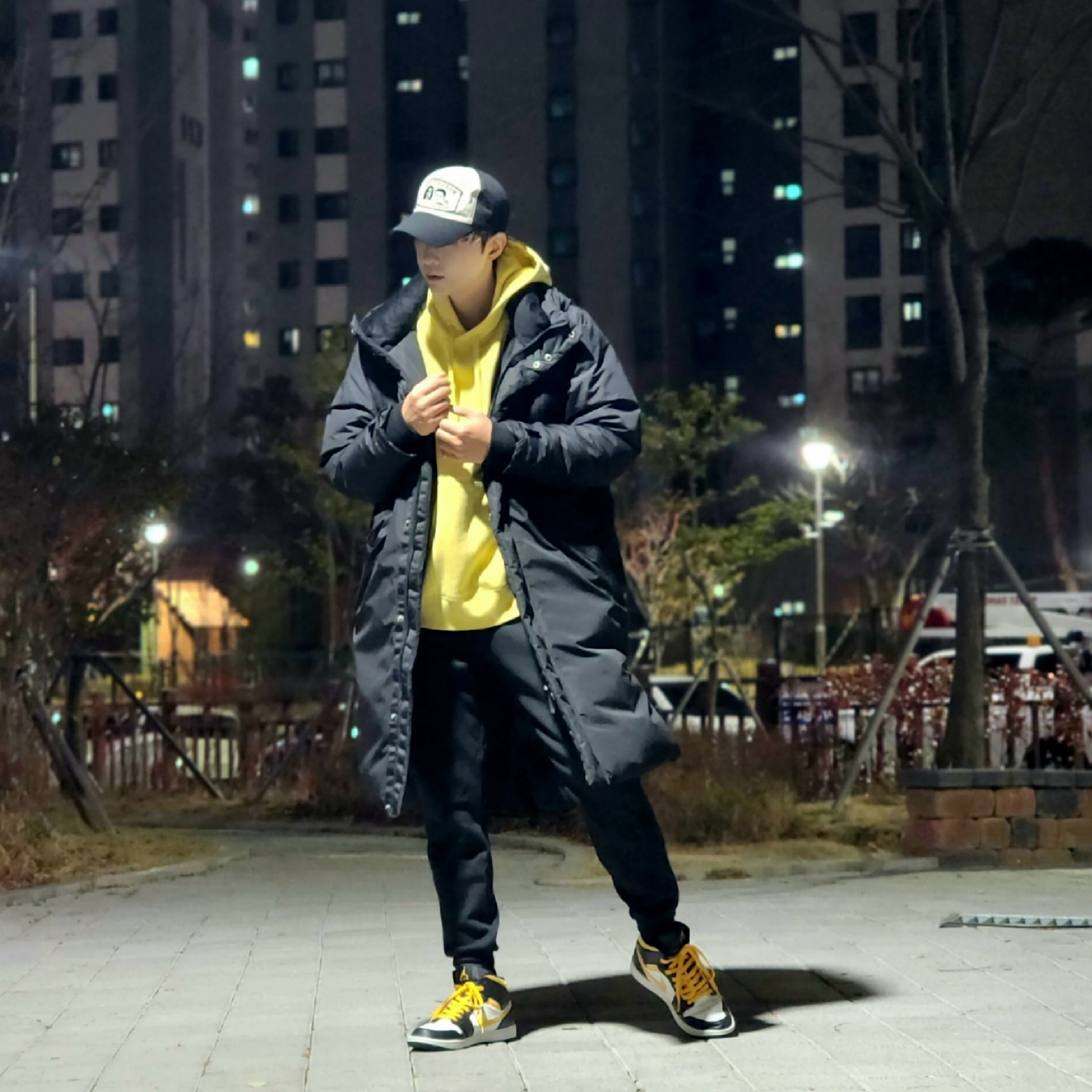 Nike NSW Club Fleece Pullover Hoodie Vivid Sulfur - US/EU, (GS) Jordan 1 Mid Pollen 착용 스타일 - 6