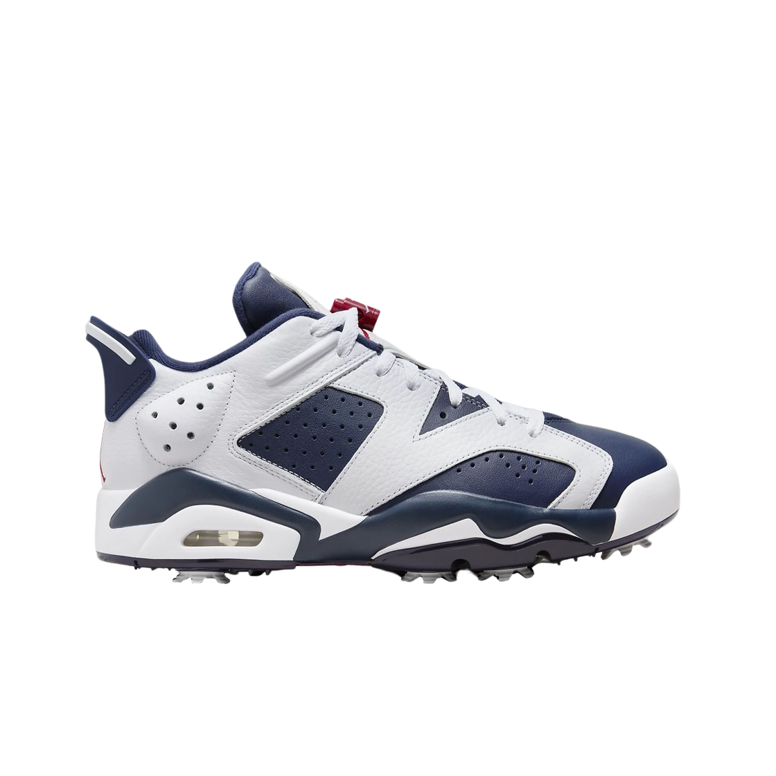 조던 6 레트로 로우 골프 바시티 레드 미드나잇 네이비(Jordan 6 Retro Low Golf Varsity Red Mignight Navy)