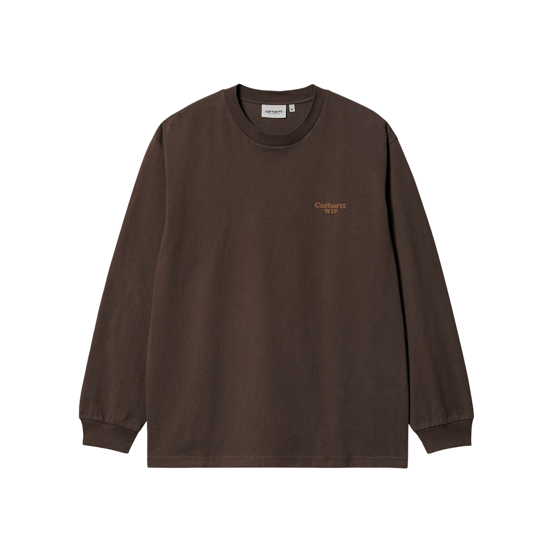 Carhartt WIP Paisley Long Sleeve T-Shirt Buckeye Deep Hamilton Brown 상세 이미지 2