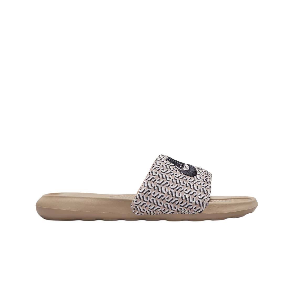 FB2558-200 (W) Nike Victori One x Nike United Slides Hemp Black