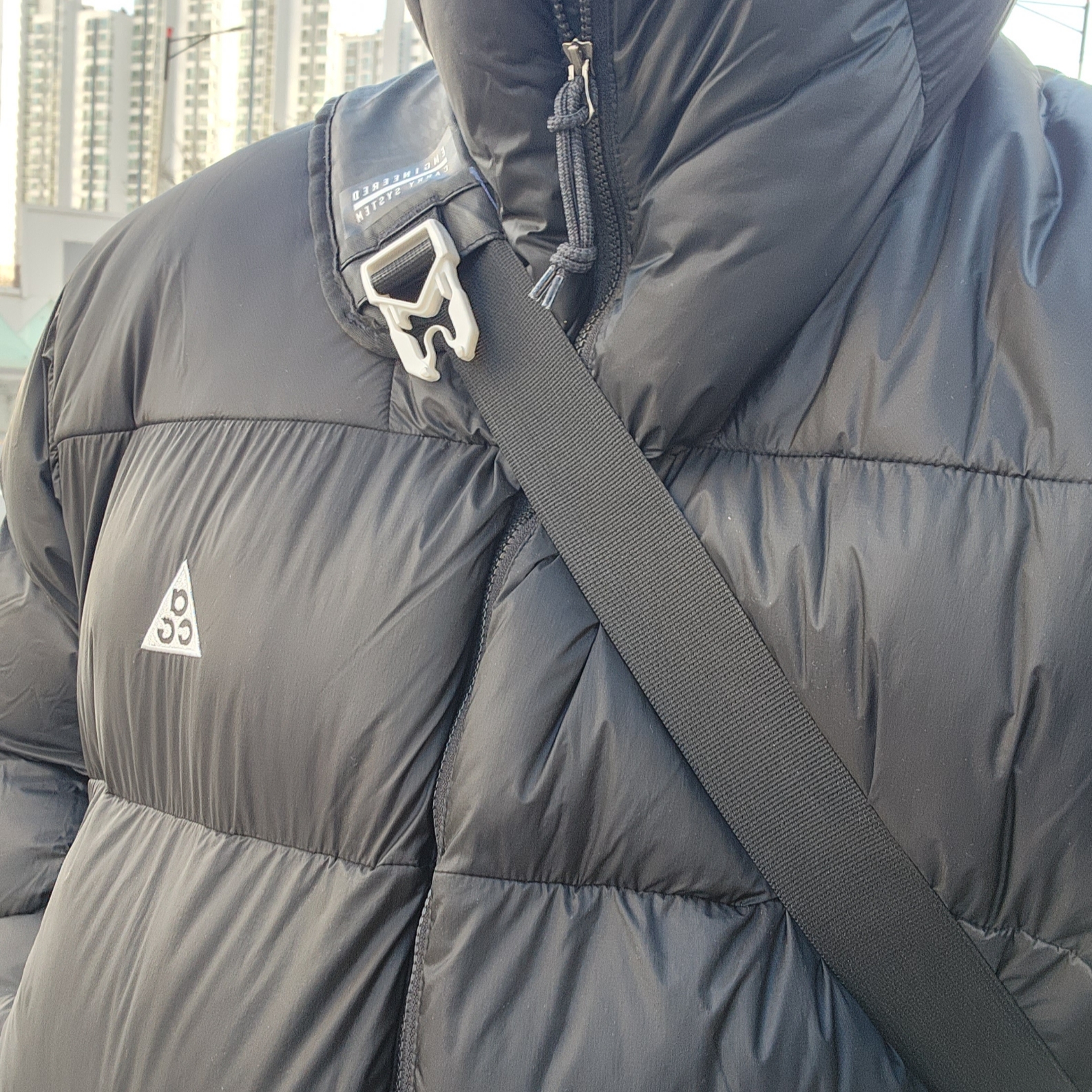 Nike ACG Therma-Fit ADV Lunar Lake Puffer Jacket Black - Asia 착용 스타일 - 2