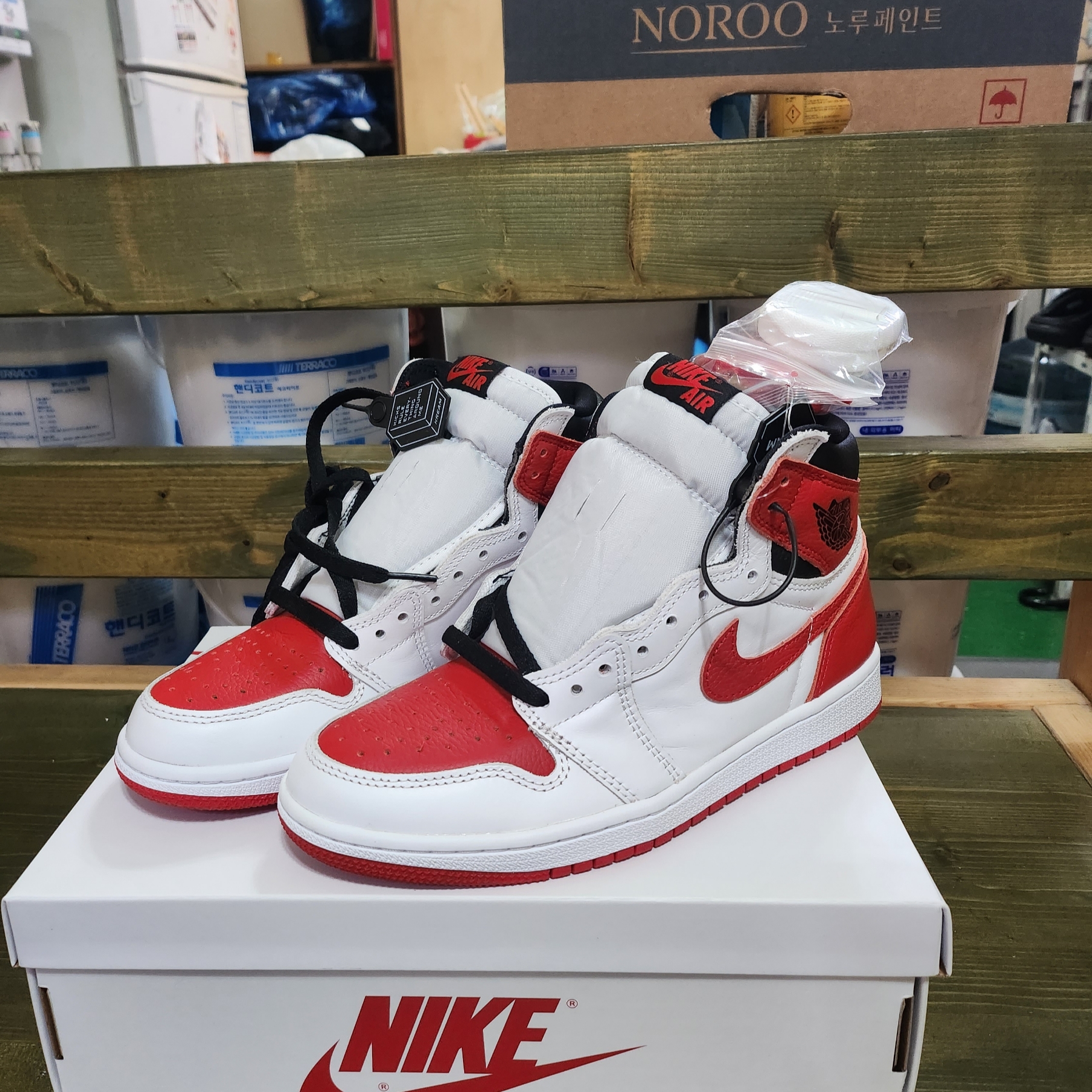 Jordan 1 Retro High OG Heritage 착용 스타일