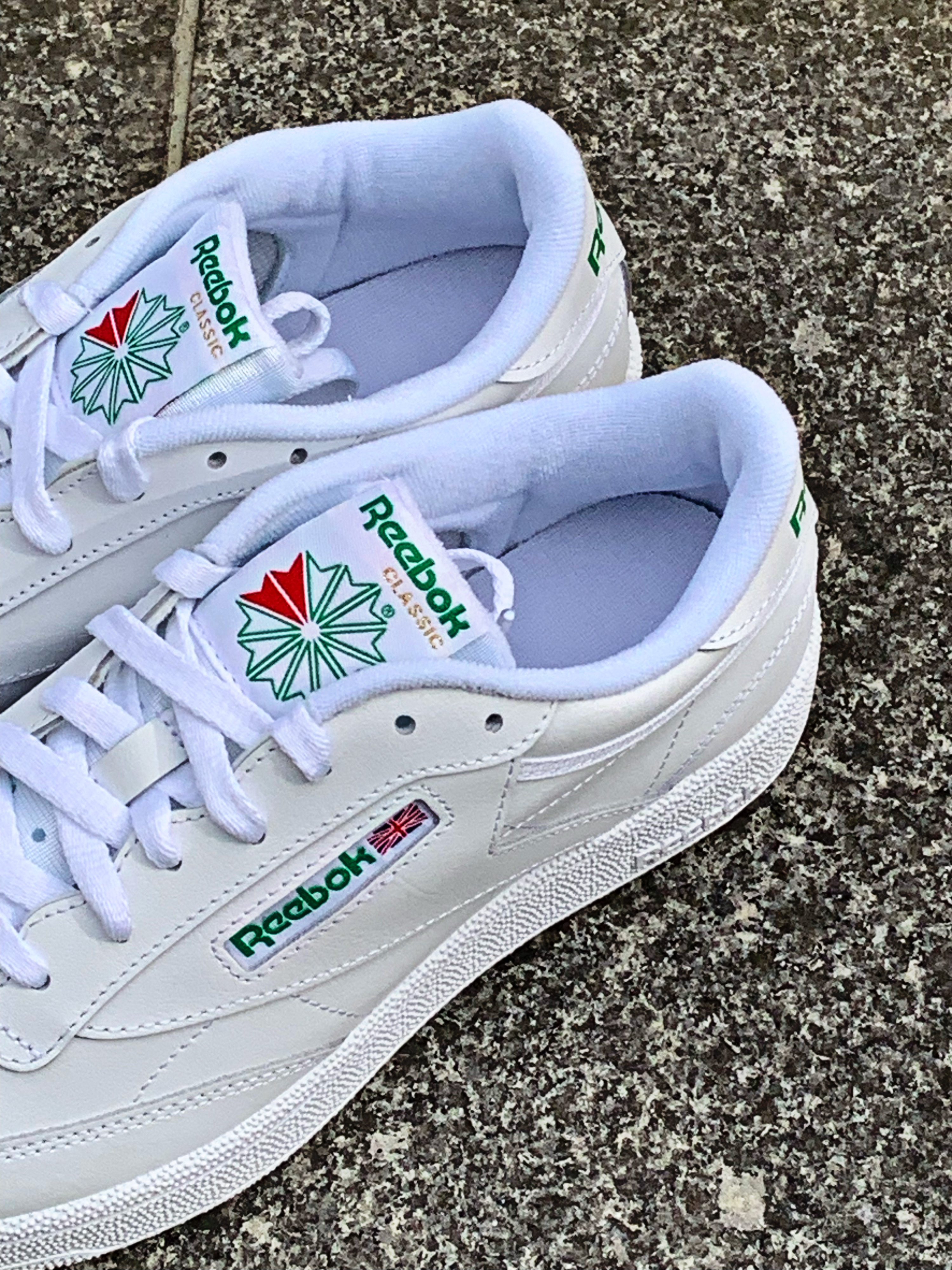 Reebok Club C 85 White 착용 스타일